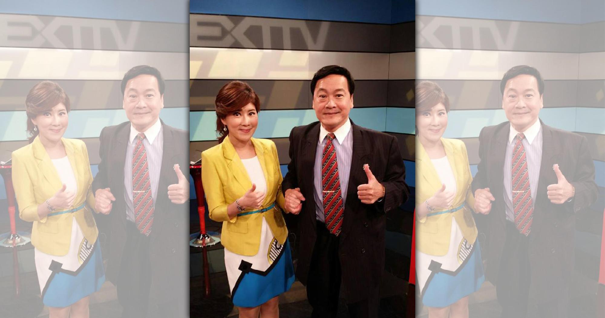 楊實秋經2度落選後,持續在政論節目曝光,但糗遭詐騙,也被兒子狠虧。(翻攝自楊實秋臉書)