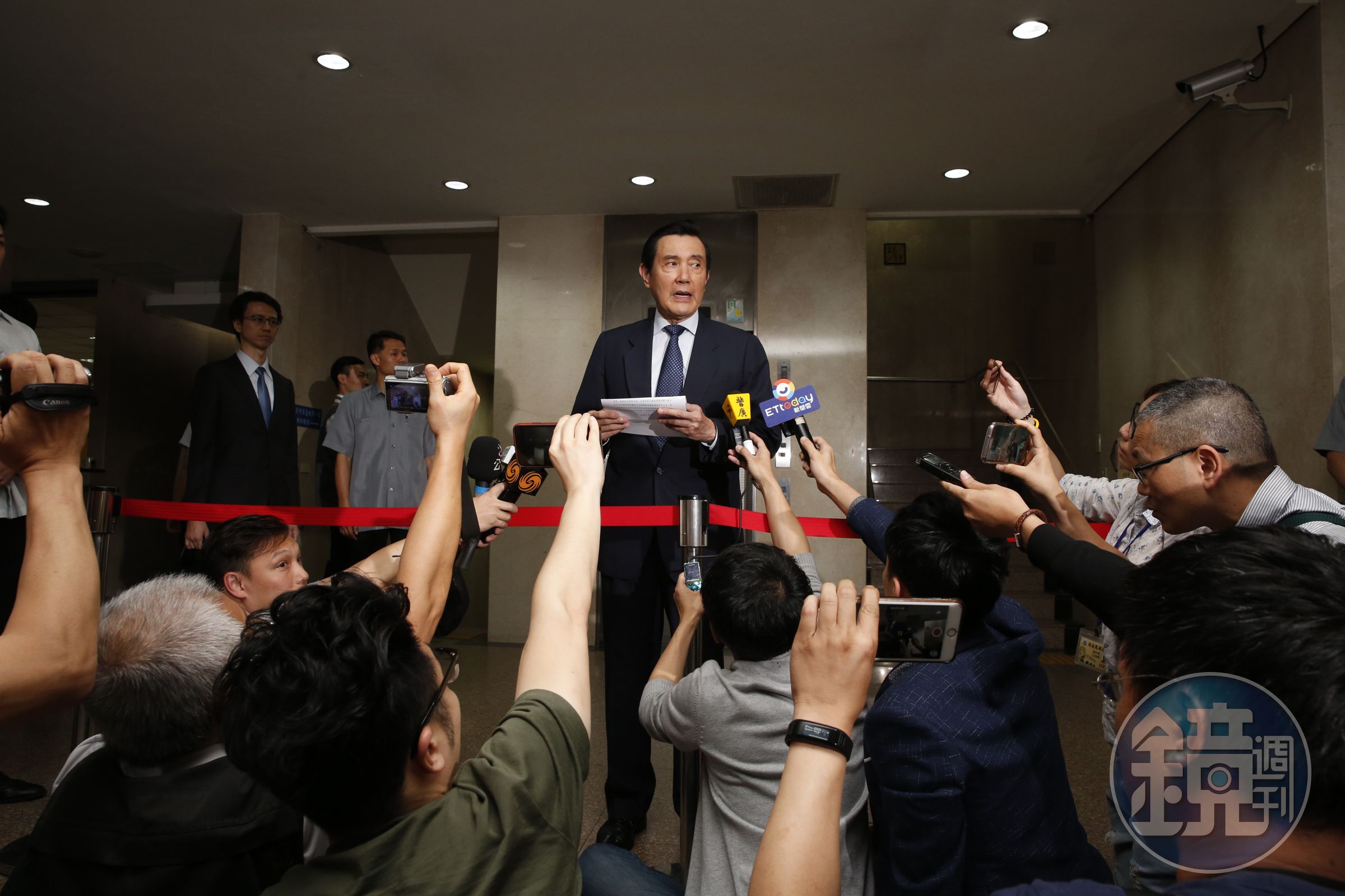 北檢發出新聞稿強調，馬前總統一再模糊焦點，混淆視聽，提出8大理由回批馬英九。