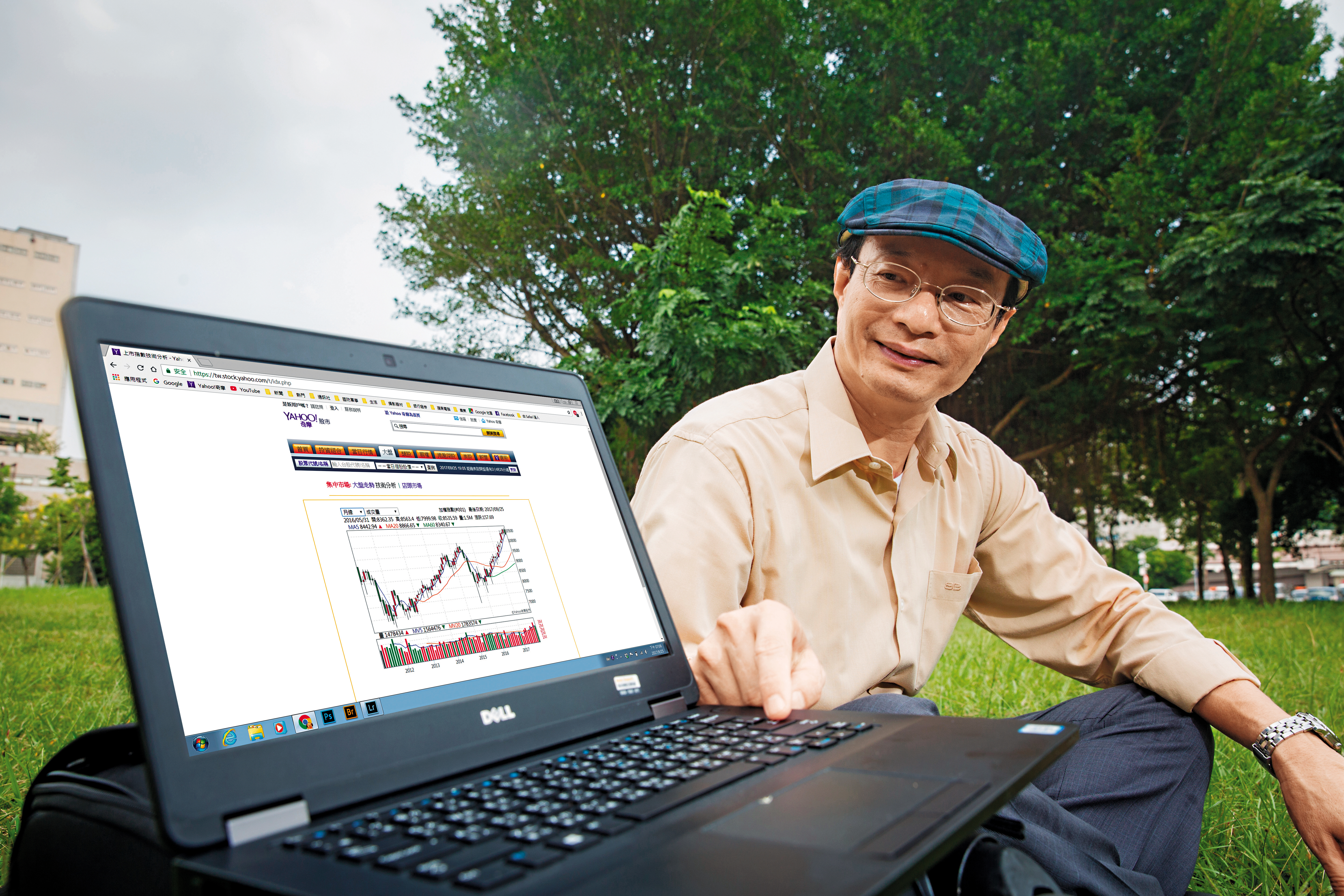 何文賢42歲時離開金融圈，靠著投資專業過著無憂的退休生活。