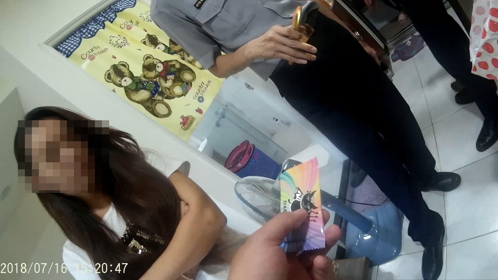 廖女痛恨前夫吸毒，因而報警舉報。（翻攝畫面）