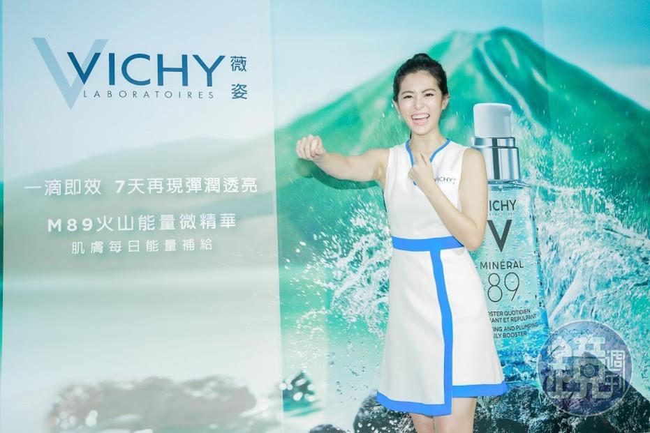 任容萱出席薇姿活動，透露自己近期沒有接工作，以充電、旅遊為主。