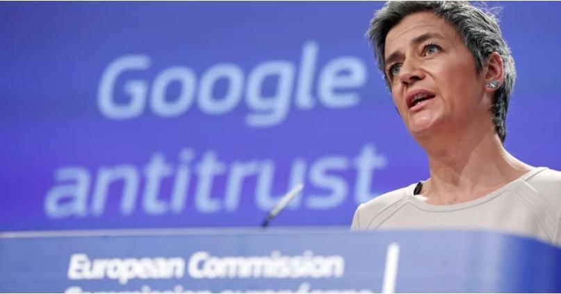 歐盟反壟斷事務專員Margrethe Vestager。(Francois Lenoir | Reuters)
