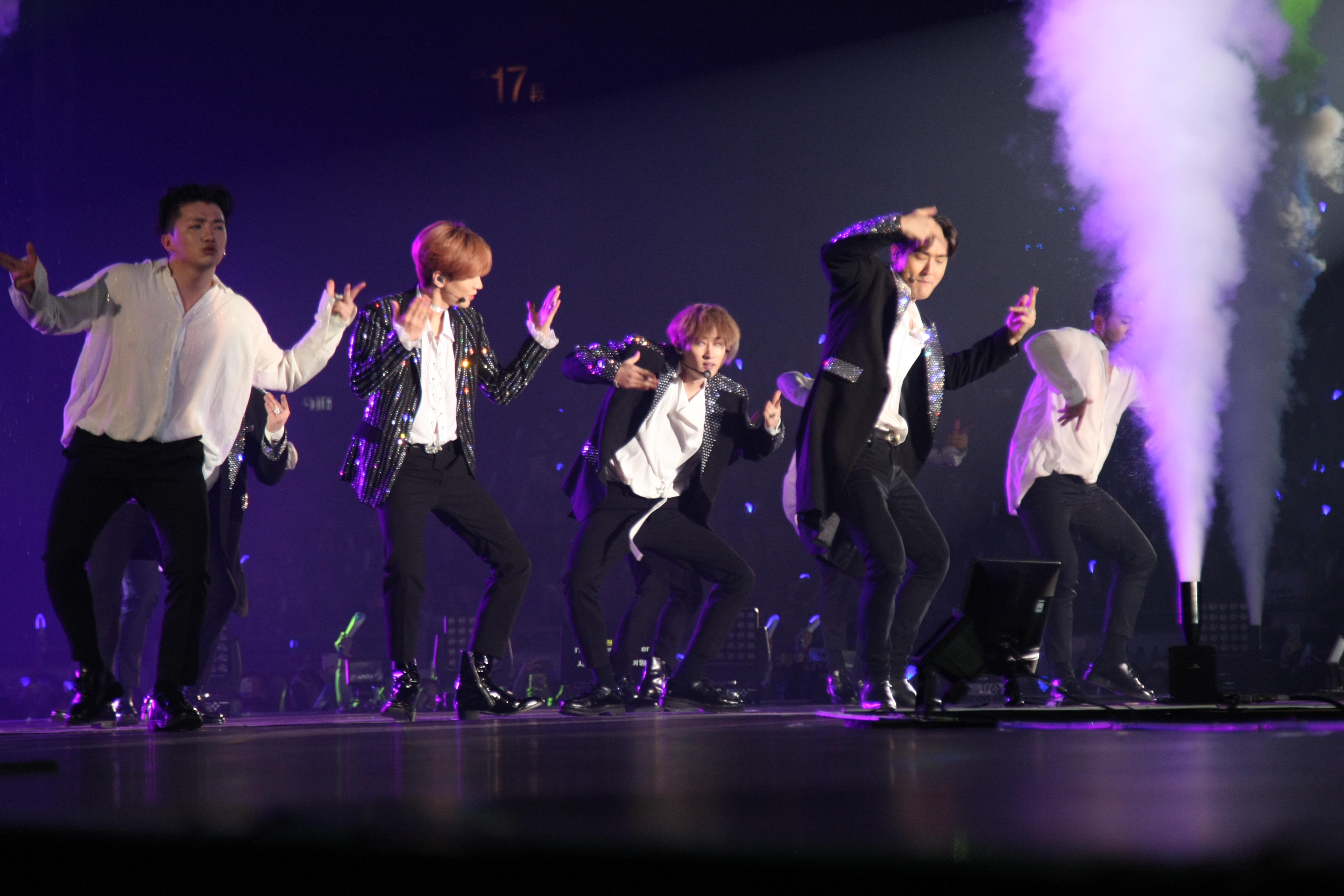 韓團挾韓流橫掃全球。圖為Super Junior演唱會。（東方IC）