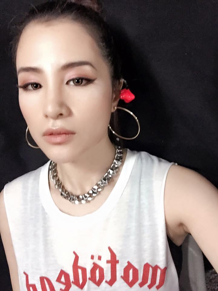 呆寶靜是頑童MJ116成員小春的老婆,參戰《中國新說唱》打響知名度。 (翻攝自呆寶靜臉書)