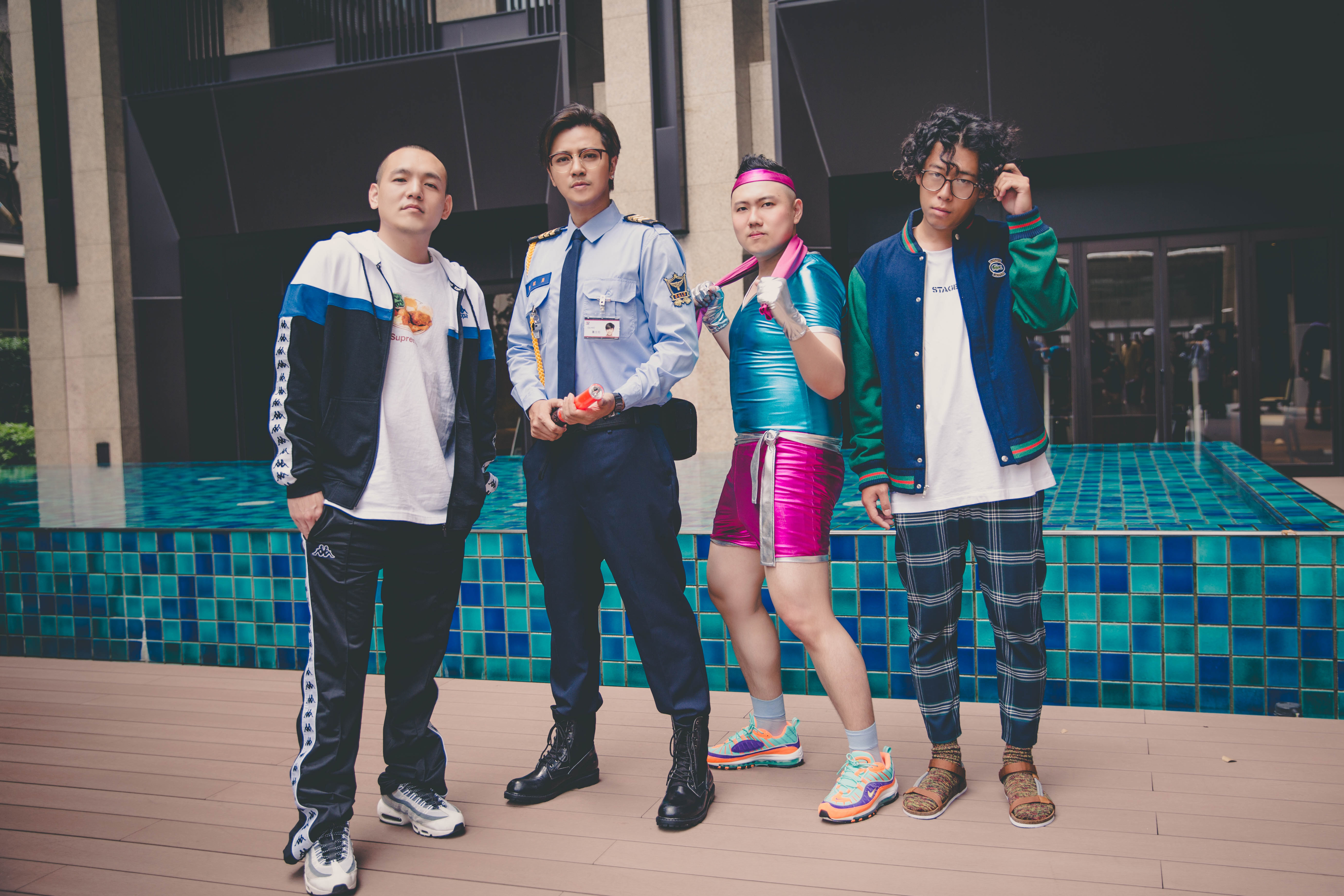 玖壹壹與羅志祥首次合作，玩得盡興。（混血兒娛樂）