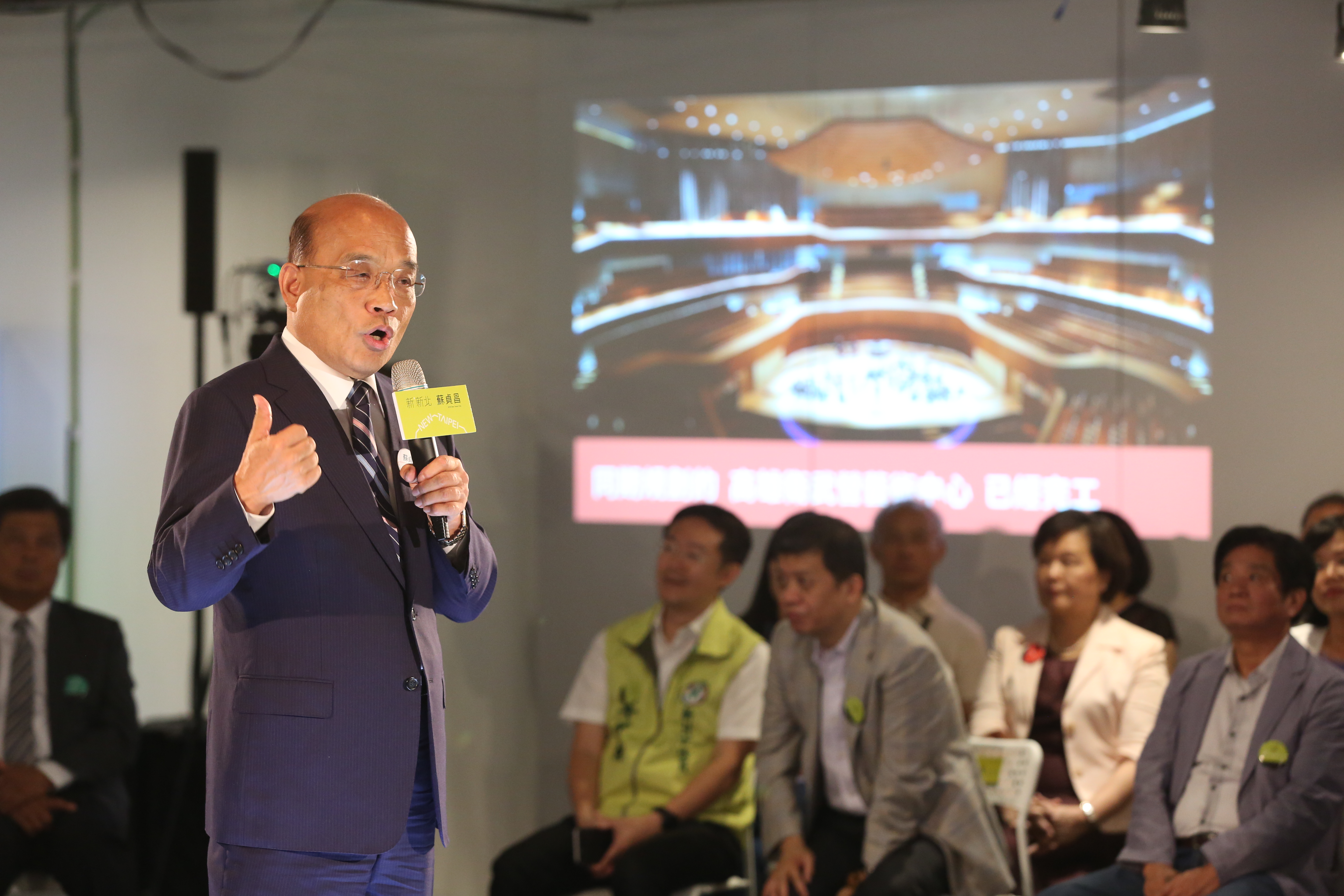 蘇貞昌今發表政策主軸，自比日本職棒前球星黑田博樹。