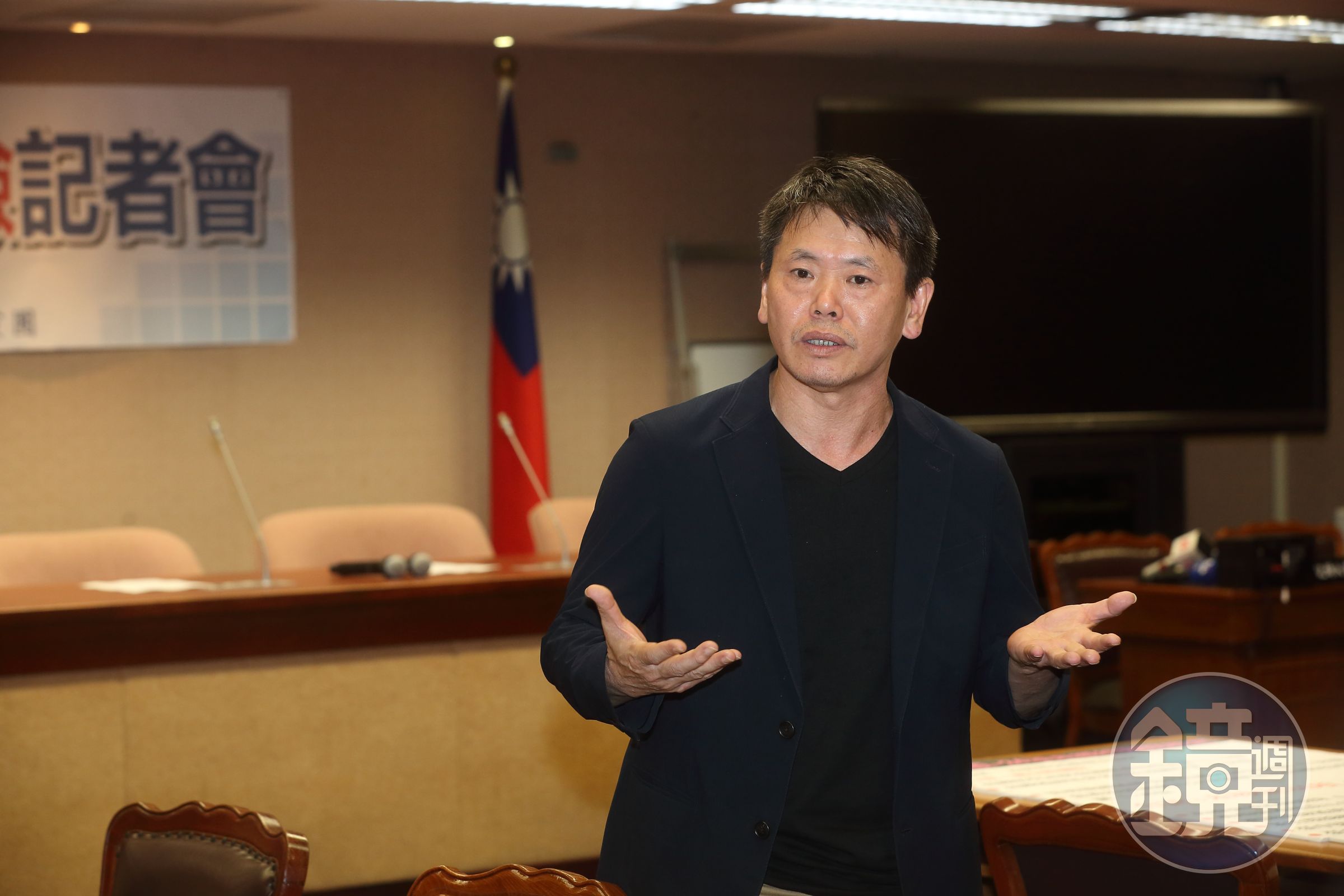 林為洲說，這段期間與國民黨溝通並不順利。