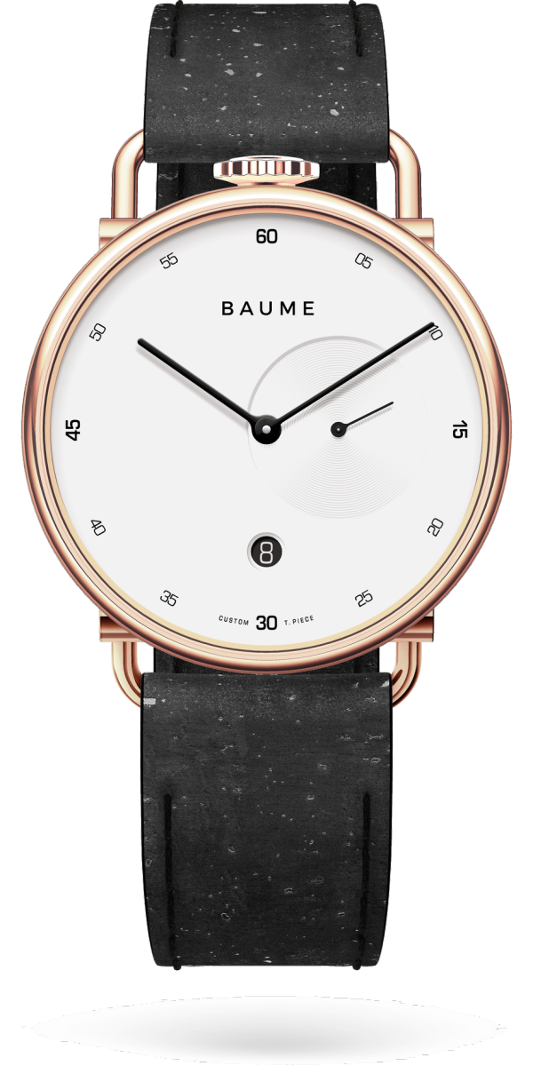 由名士衍生而出的全新鐘錶品牌BAUME，採用極特殊的「客製化網上訂購服務」，為鐘錶界帶來全新的視野。此品牌的錶款只能在網路上訂購，從面盤功能、錶殼顏色、指針顏色、錶帶款式都可以自己搭配，還可以指定在錶背雕刻紀念文字，價格約500~600美元之間，全球免運費寄送到府。採用石英機芯，售價約NT$16,200（530美元）