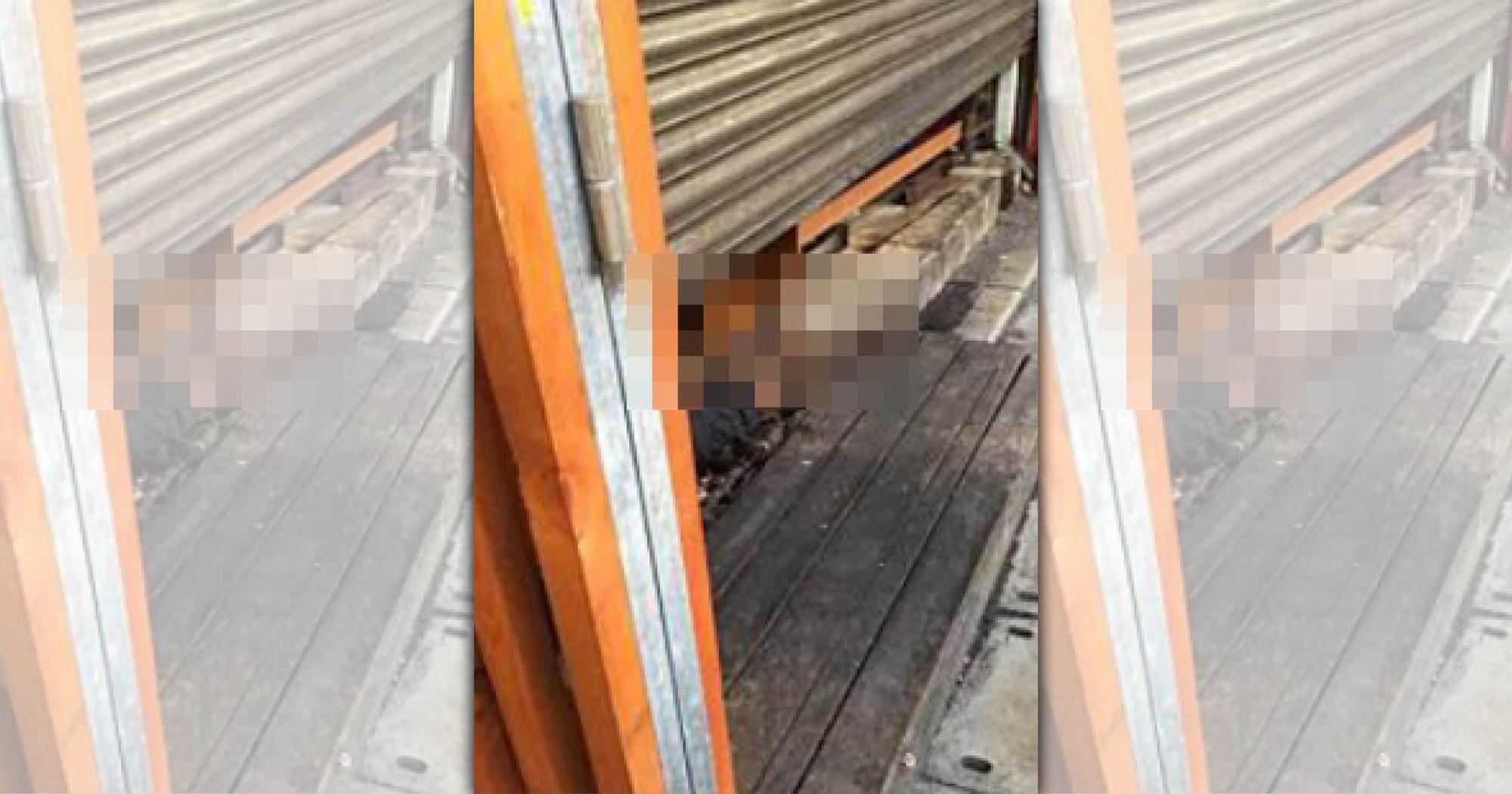 滷味攤黃姓店長疑似意外死在店內，直至7天後才被發現。（翻攝畫面）