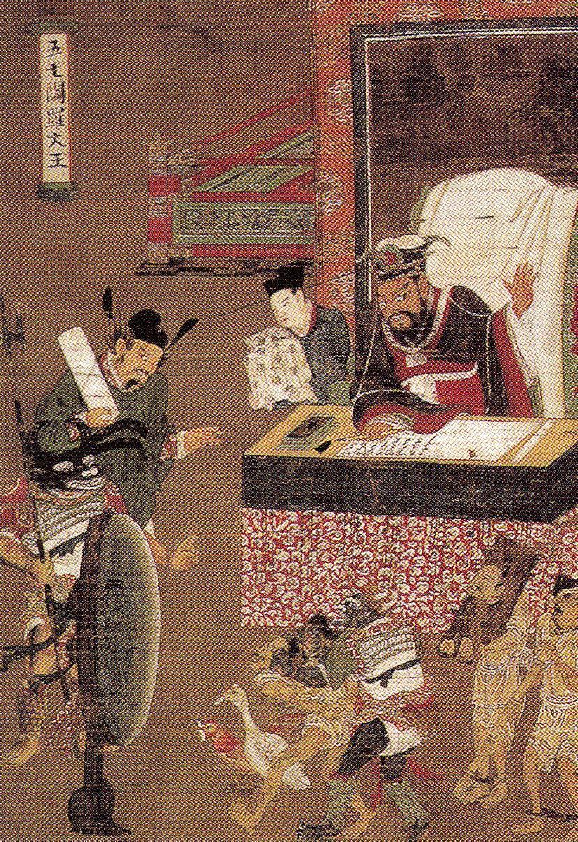 周浩旻參考十王圖,創建出栩栩如生的陰間角色。(東方IC)