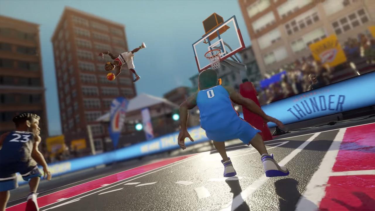 《NBA Playgrounds》第二代將交由運動遊戲大廠2K Games發行,並更名為《NBA 2K Playgrounds 2》(翻攝自Youtube)