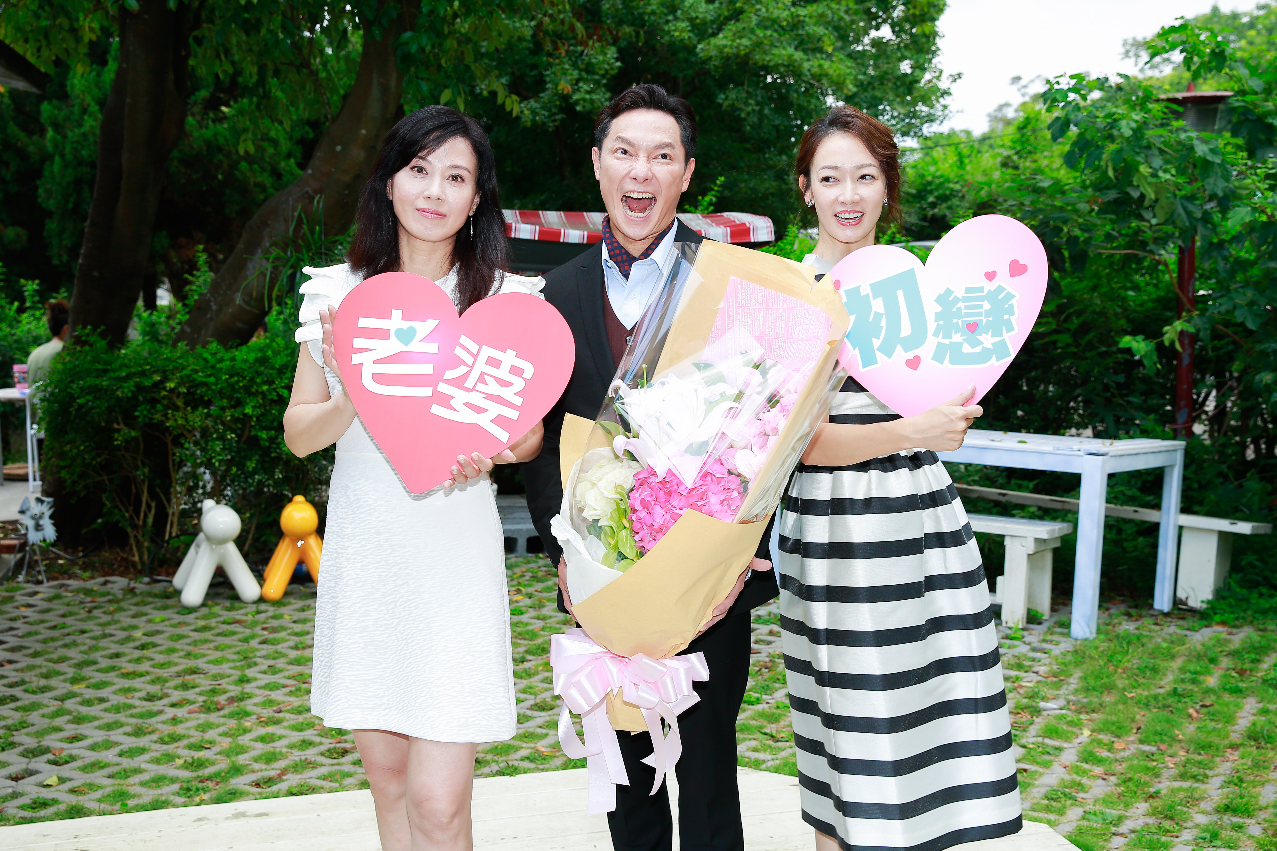 涂善妮和潘慧如在劇中分別飾演謝祖武的老婆和初戀。