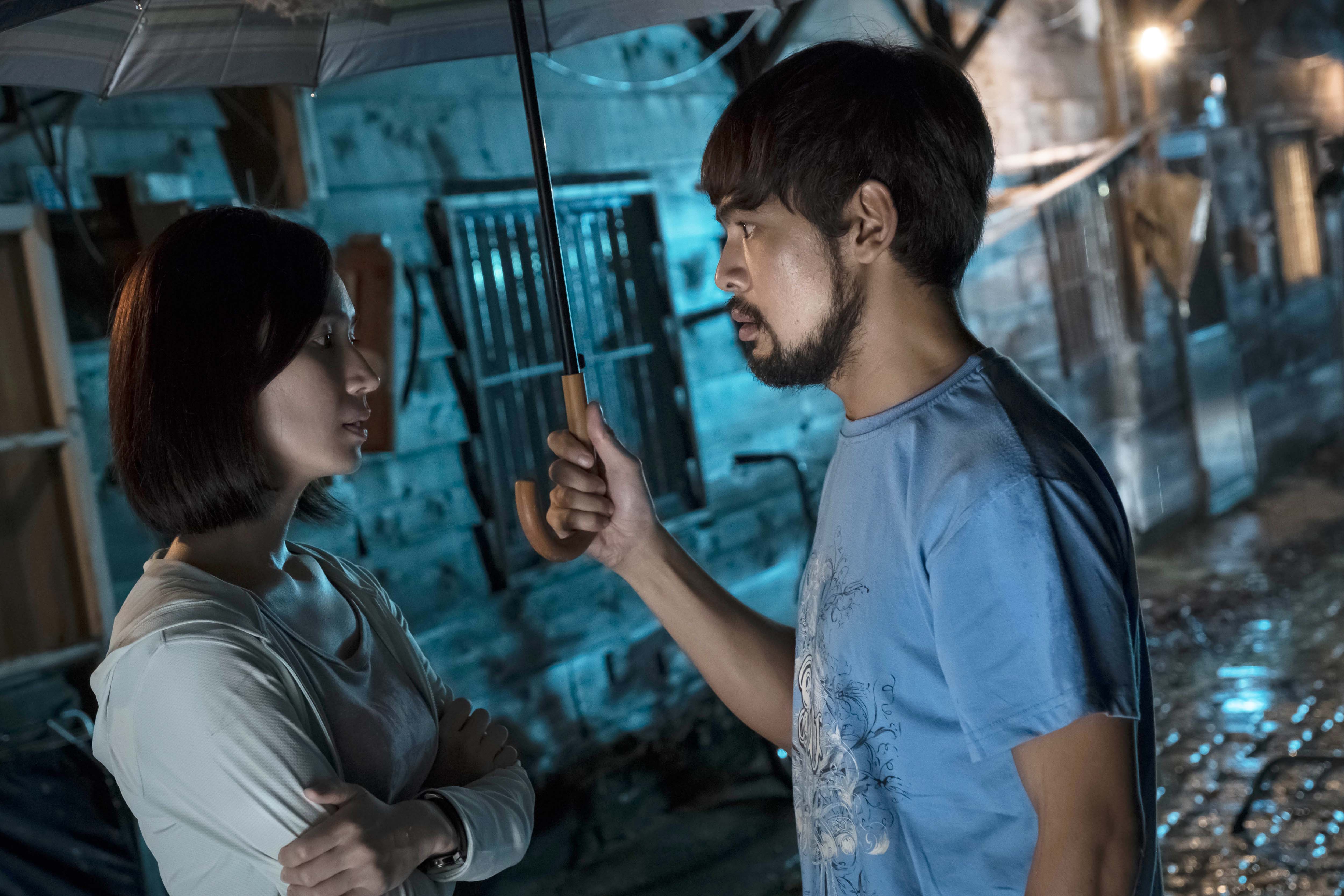 蘇達與小薰在電影中扮演情侶，2人原本不認識，藉由開拍前的排練培養默契。（華映提供）