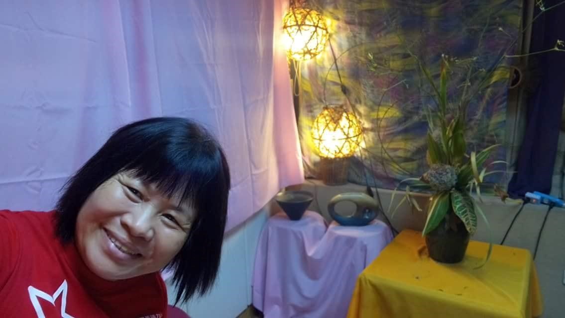 蔣月惠在節目上說自己不是很有愛心，一切的行為都是為了選票。（翻攝自臉書）