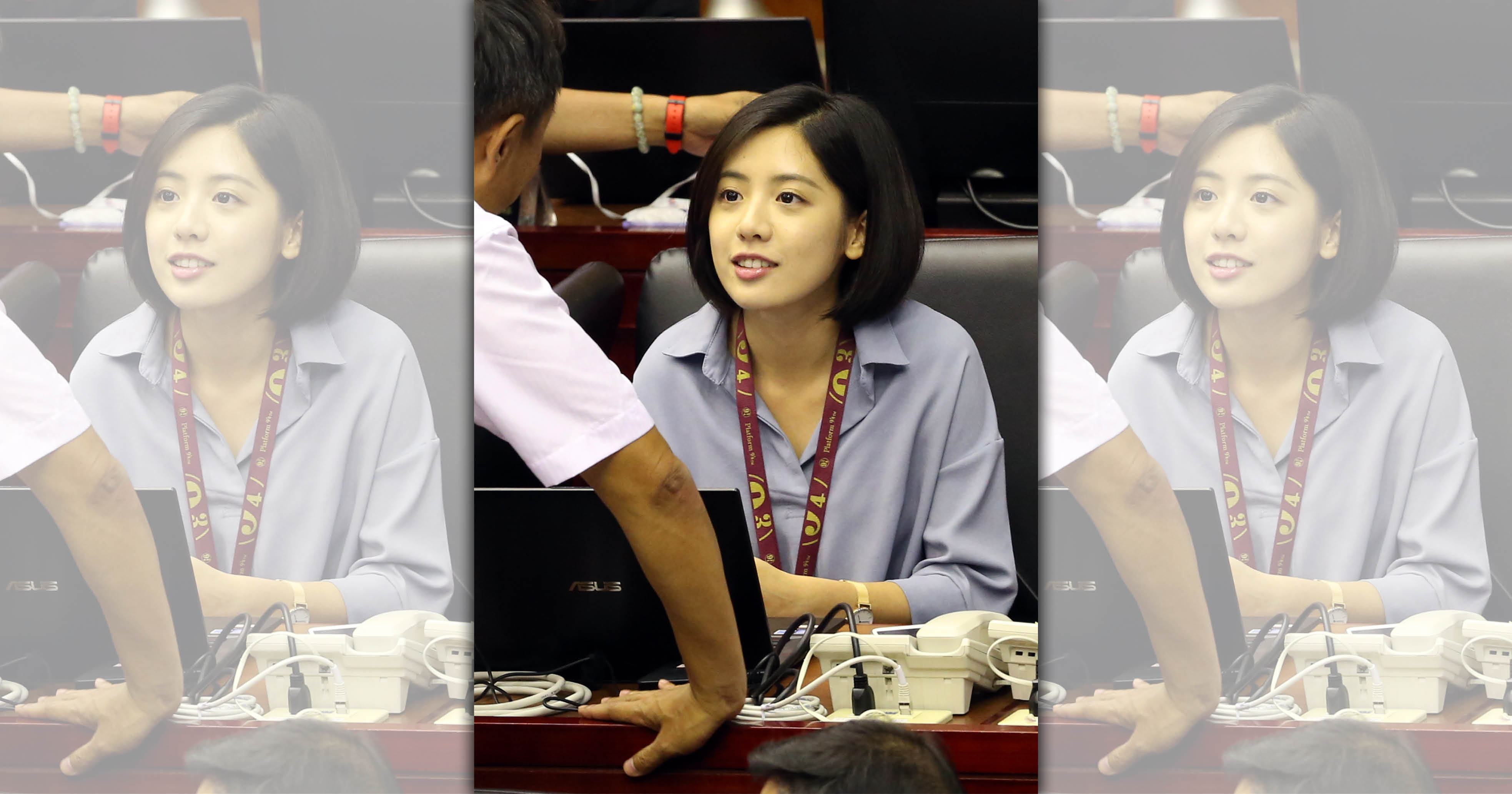 因網路節目爆紅的媒體事務組幕僚「學姐」黃瀞瑩，也將成為輔選的秘密武器。