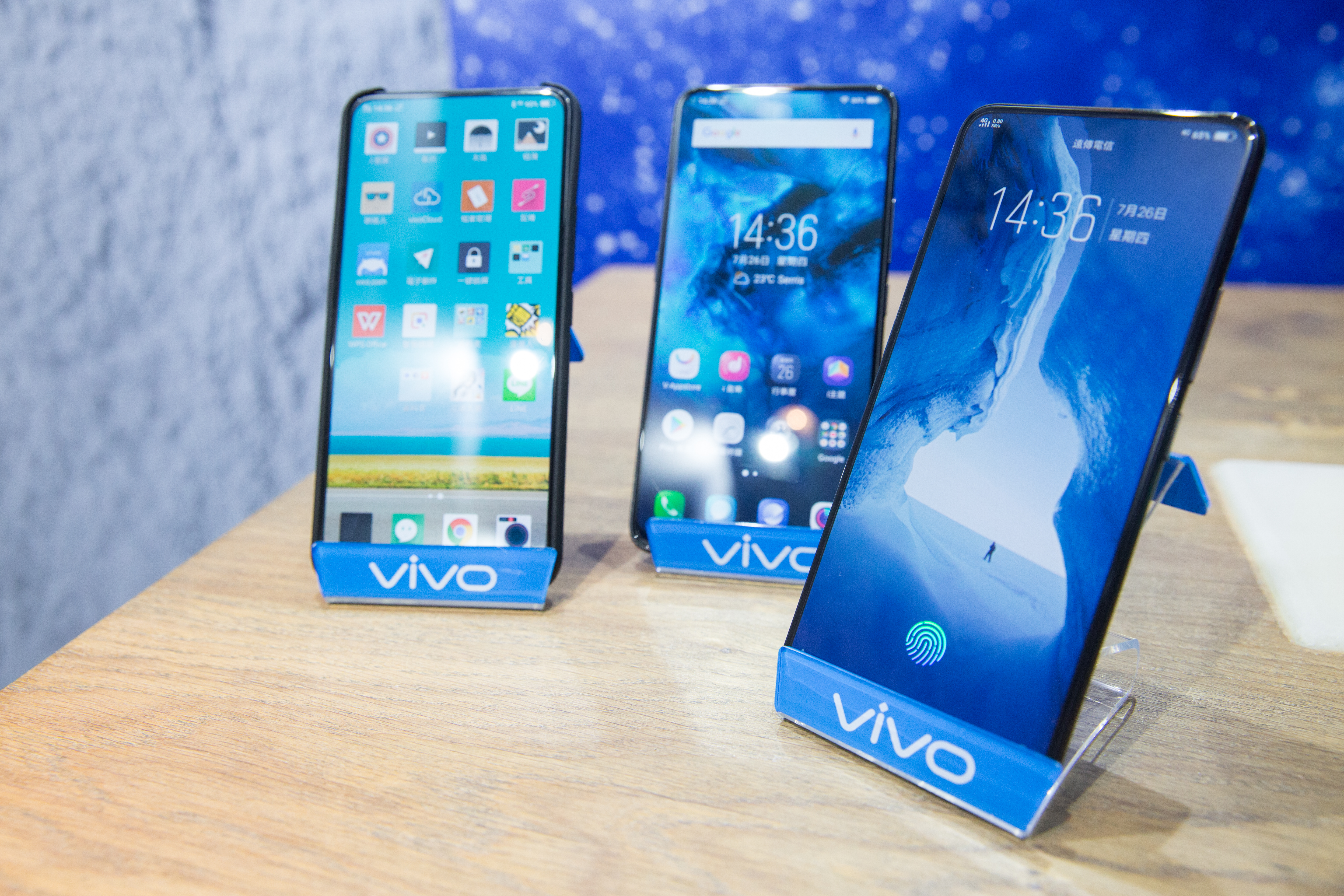 vivo目前在台有5款產品，登台不到半年已在5月擠入台灣市場前10大手機品牌。