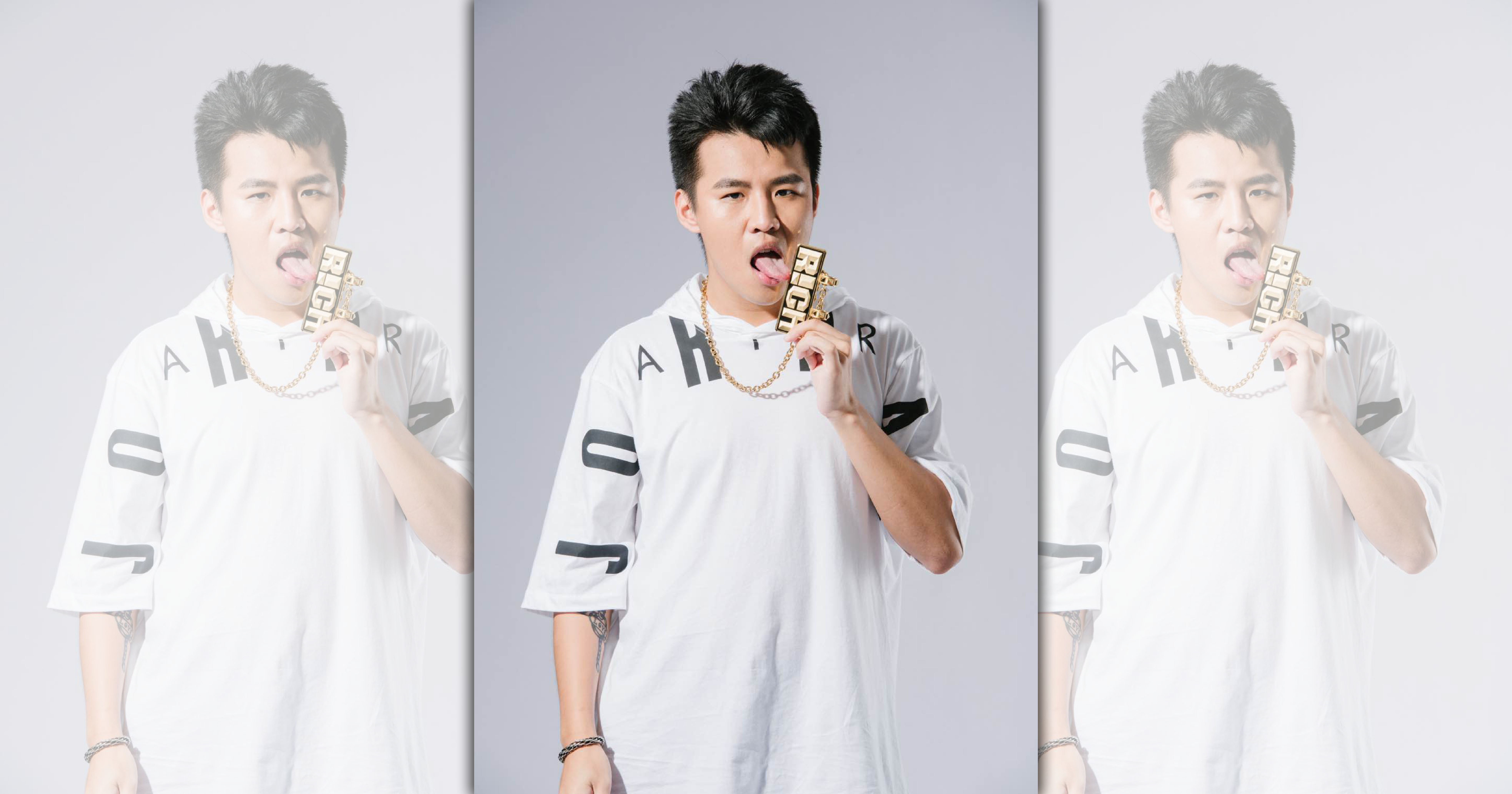 屁孩Ryan最近在《中國新說唱》中比賽，但表演畫面幾乎都被刪掉。（張恒琪工作室提供）