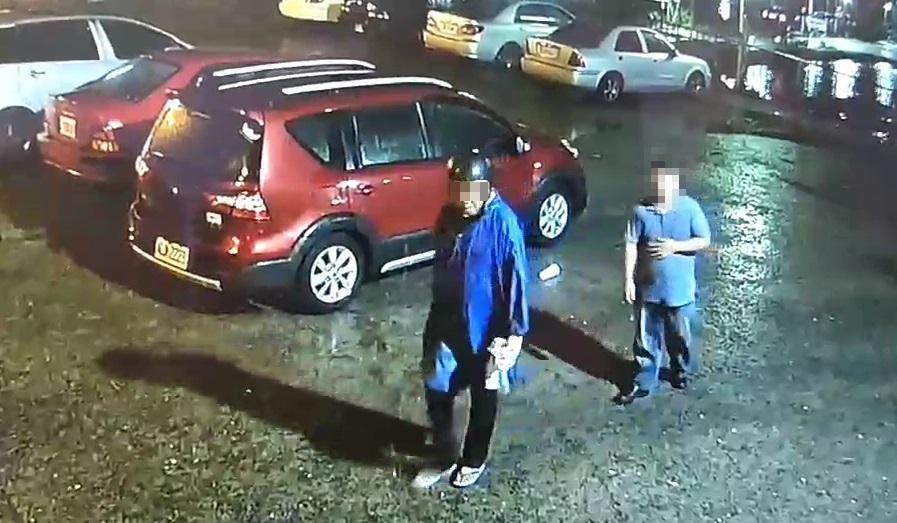 海釣場遭搶後警方立即追查，不到一小時即逮捕雨衣搶匪。（警方提供）