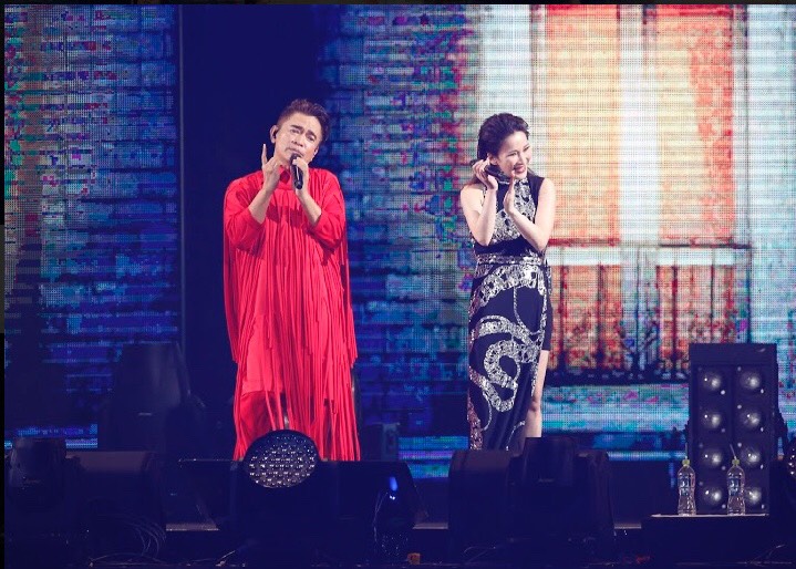 吳宗憲與溫嵐合唱，效果與笑果兼具。