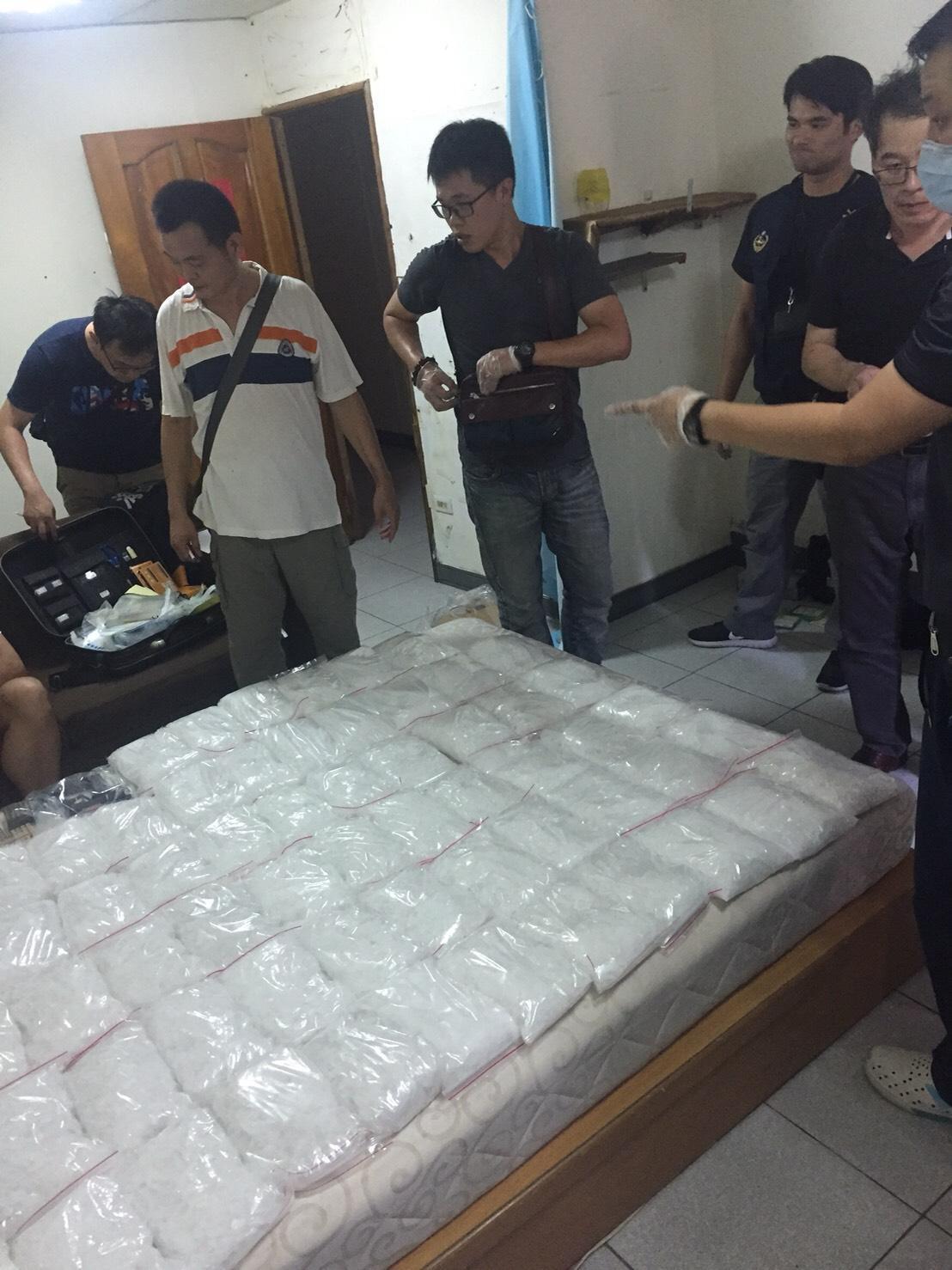 海巡署桃園查緝隊等單位查獲大量安毒。(海巡署提供)