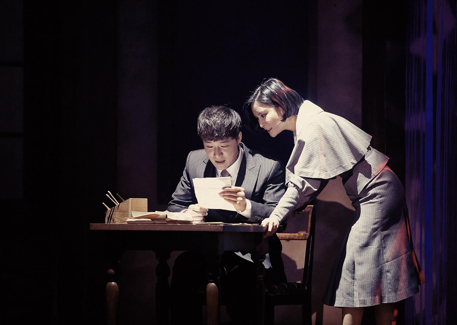 《光的來信》在2016年獲韓國觀眾票選為原創音樂劇第一名，隔年獲票選為最期待再次公演的原創音樂劇第一名。（台中國家歌劇院提供）