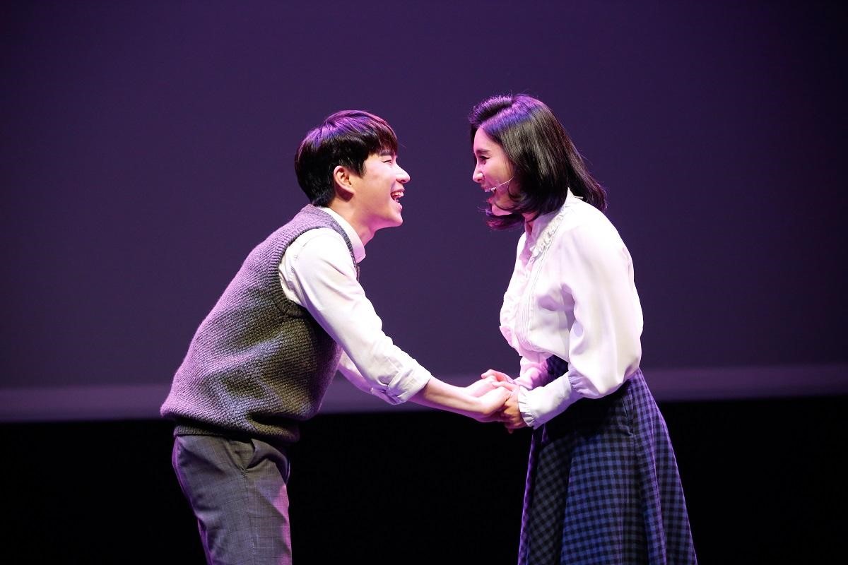 文太裕（左）、蘇貞化在韓國音樂劇頗具知名度，讓《光的來信》在韓國未演先轟動。