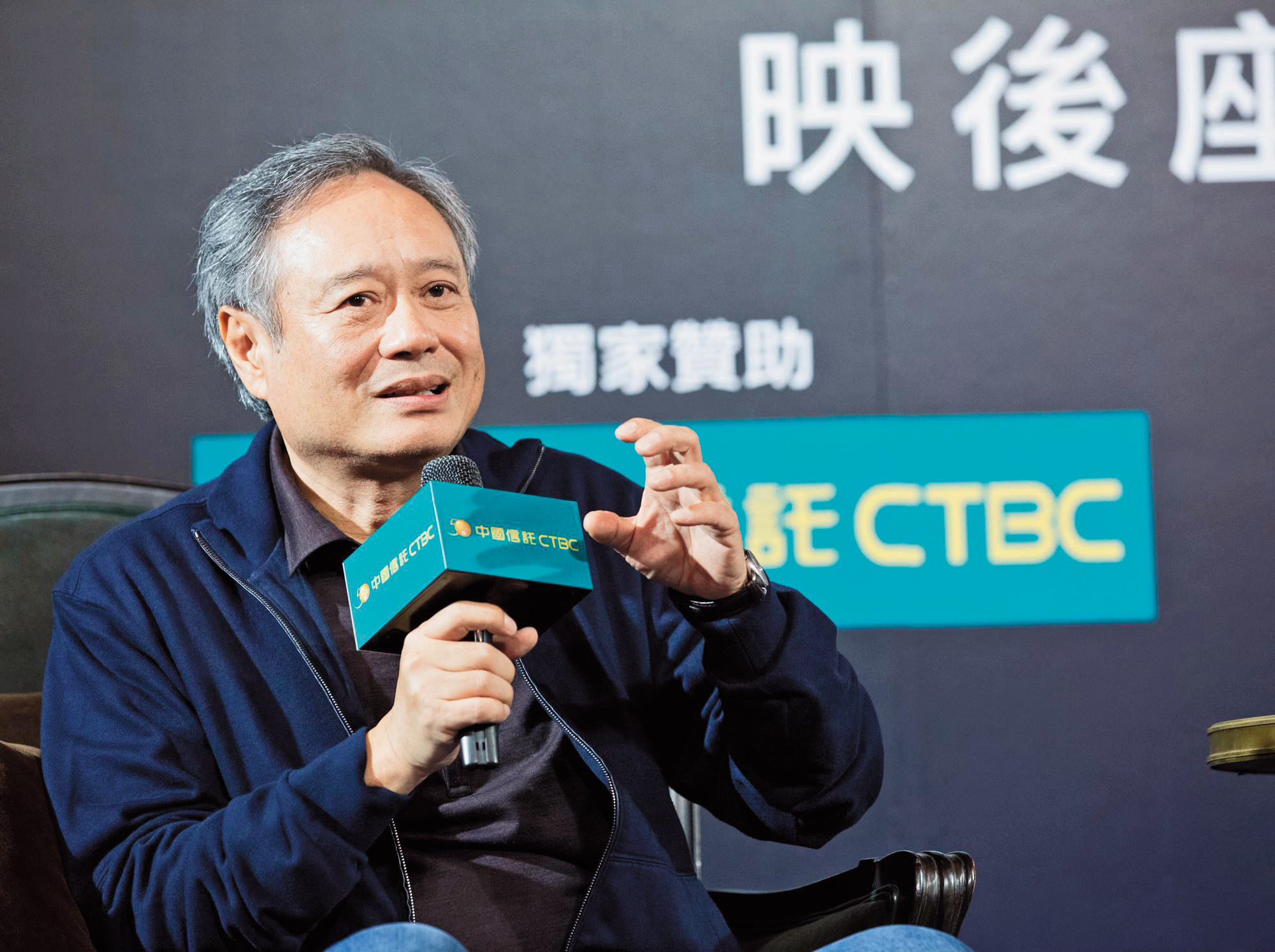 李安在《比利林恩的中場戰事》寫了一個亞洲士兵，讓兒子李淳飾演。（攝影組）