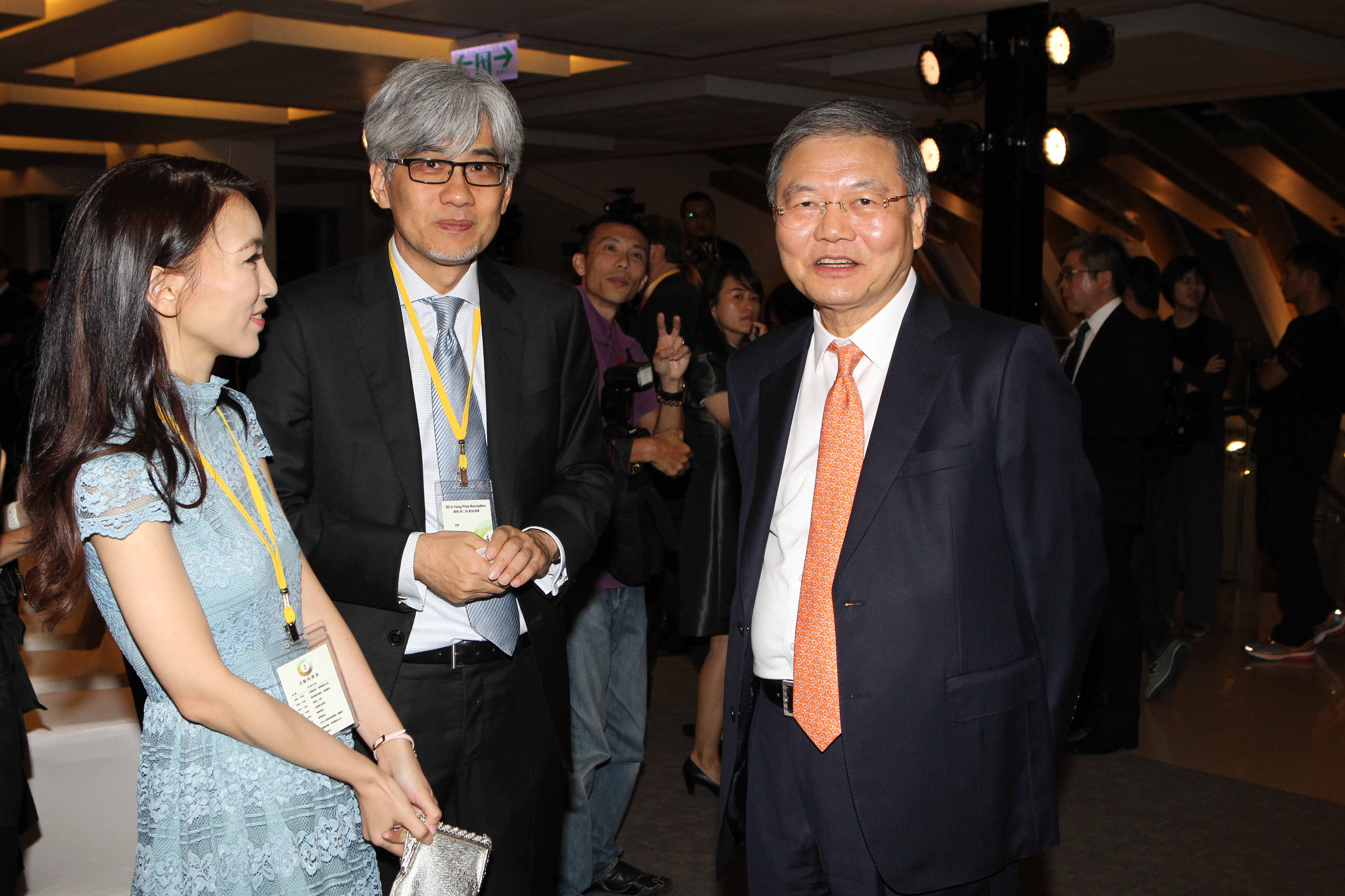 尹衍樑認為杜英宗（右1）是南山人壽最大的資產。