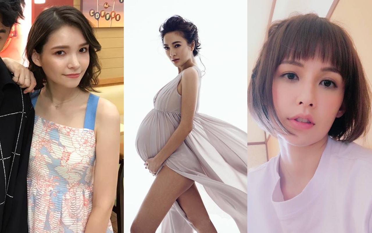 韓笙笙曾與蔡凡熙合演《癡情男子漢》；吳思顏過去是網拍模特兒，現在是幸福人妻，還即將當媽媽；袁艾菲大學時當過網模，如今已是戲劇女主角。（翻攝自臉書）