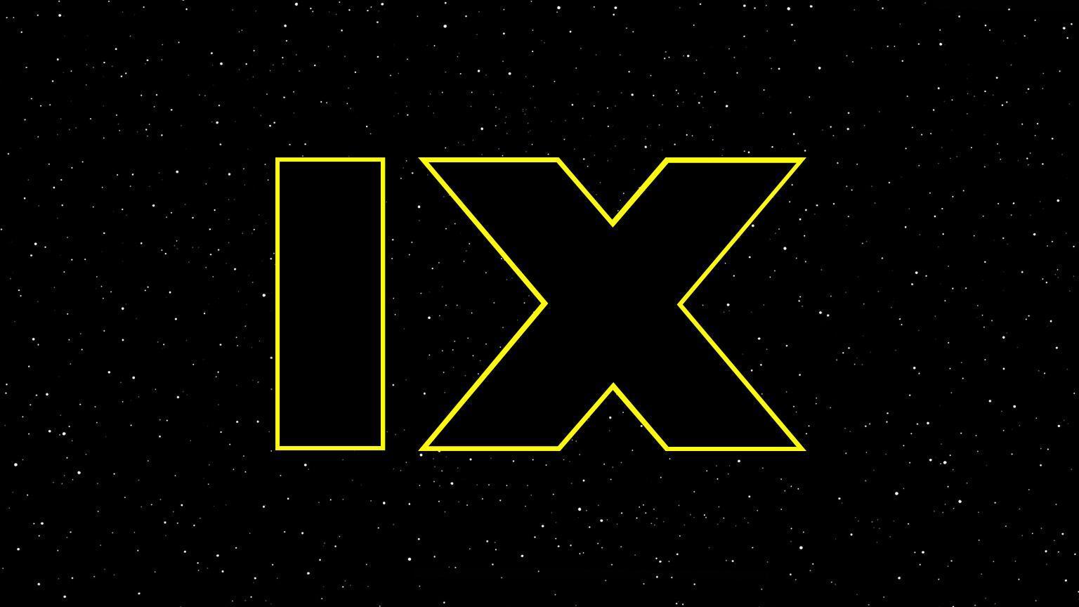 盧卡斯影業只用羅馬數字的「9」,象徵《STAR WARS:星 際大戰9》的開拍行動。(迪士尼提供)