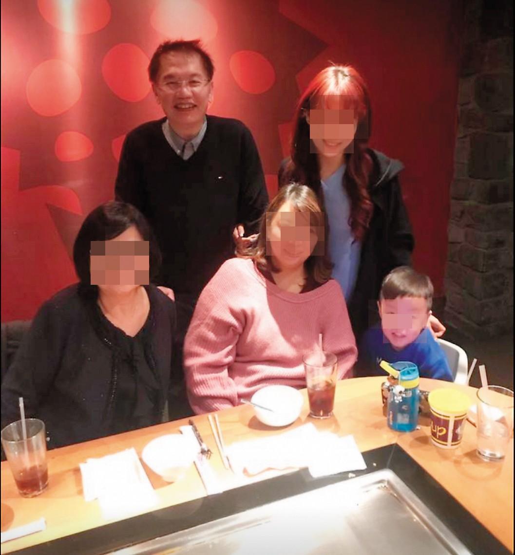 羅順定與在教會工作的妻子結婚多年,有2個女兒,還有個小外孫。(翻攝臉書)