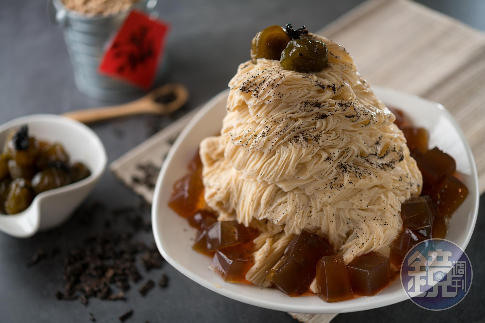 甜品店「豆味兒」嘗試用特殊在地食材,做出口味獨到的雪花冰。