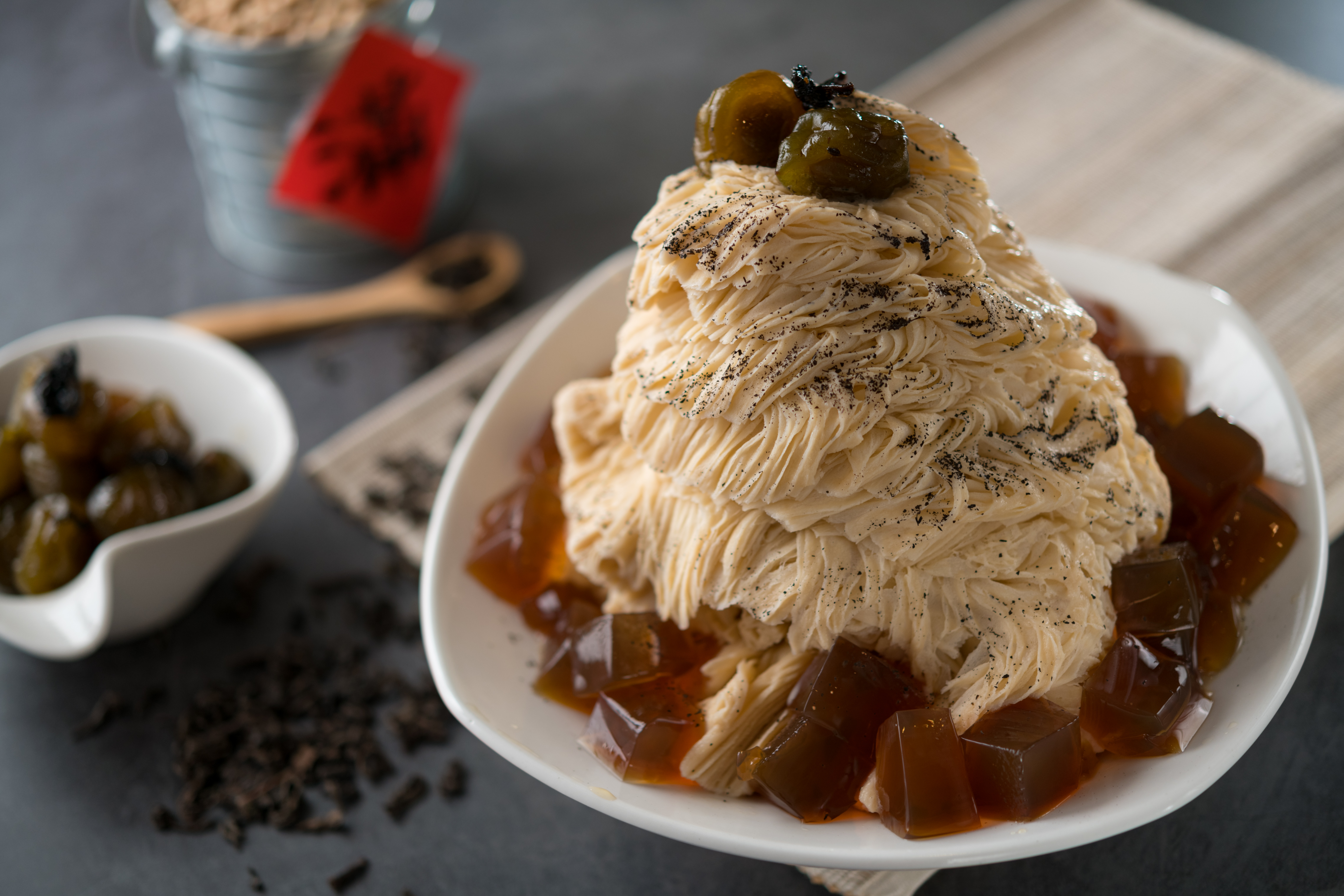 甜品店「豆味兒」嘗試用特殊在地食材，做出口味獨到的雪花冰。