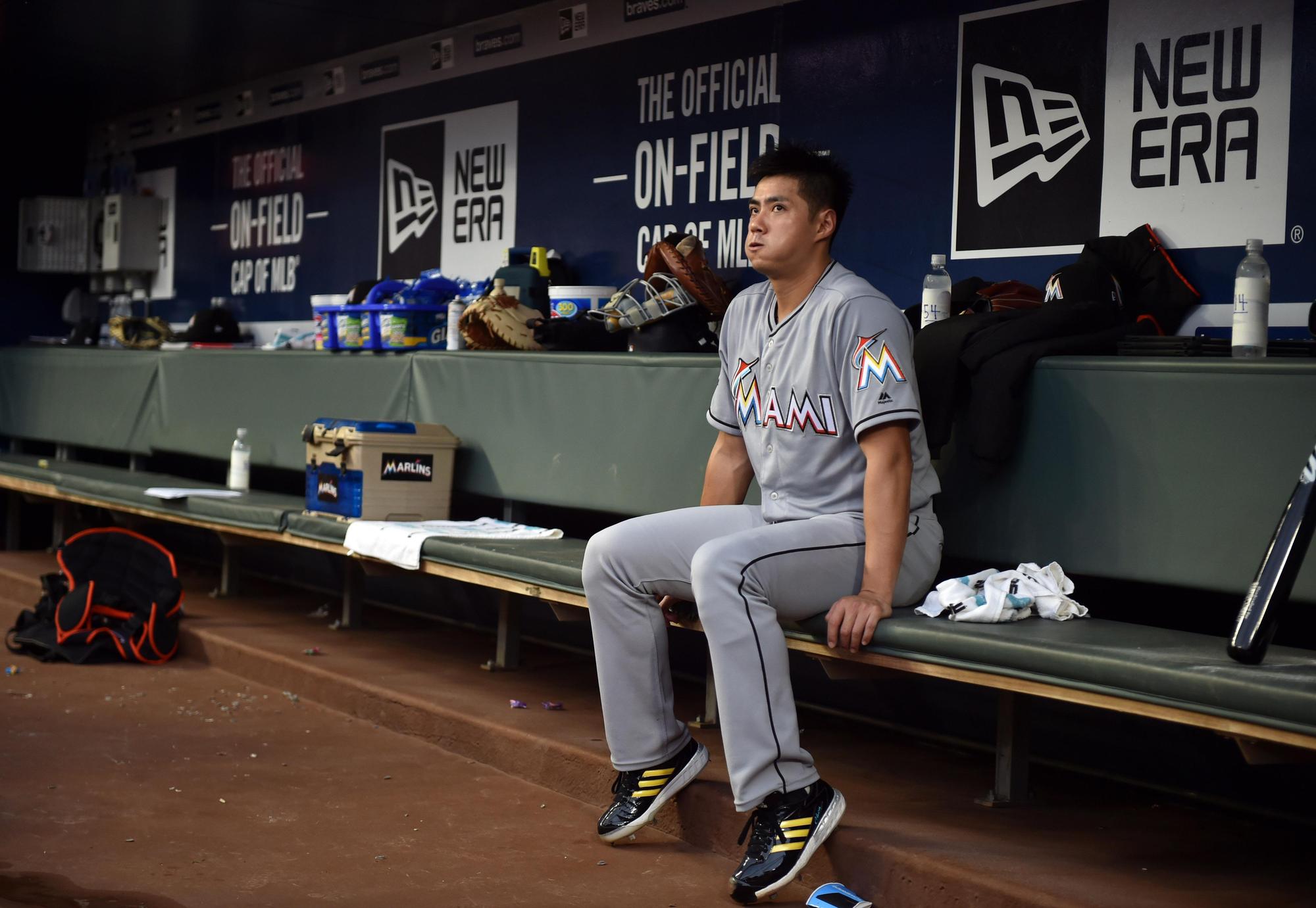 本季陷入客場泥沼的陳偉殷，今天又再度讓球迷失望了。（東方IC）