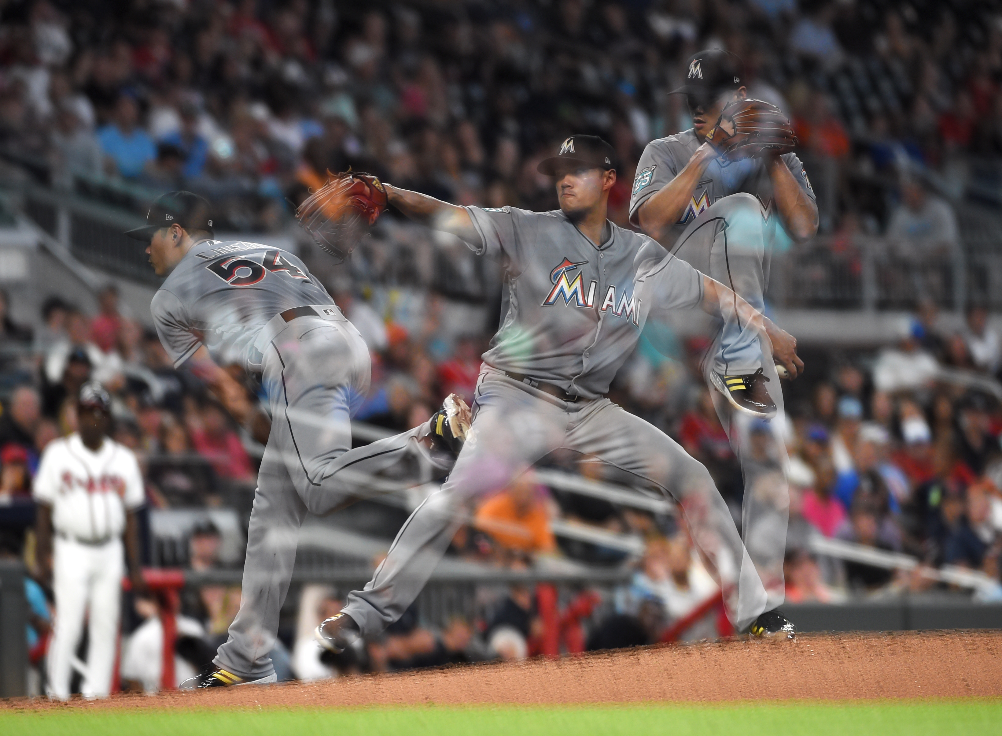 今天這場對勇士的先發若有值得期待之處，那就是本季陳偉殷對勇士的投球數據還不錯。（東方IC）