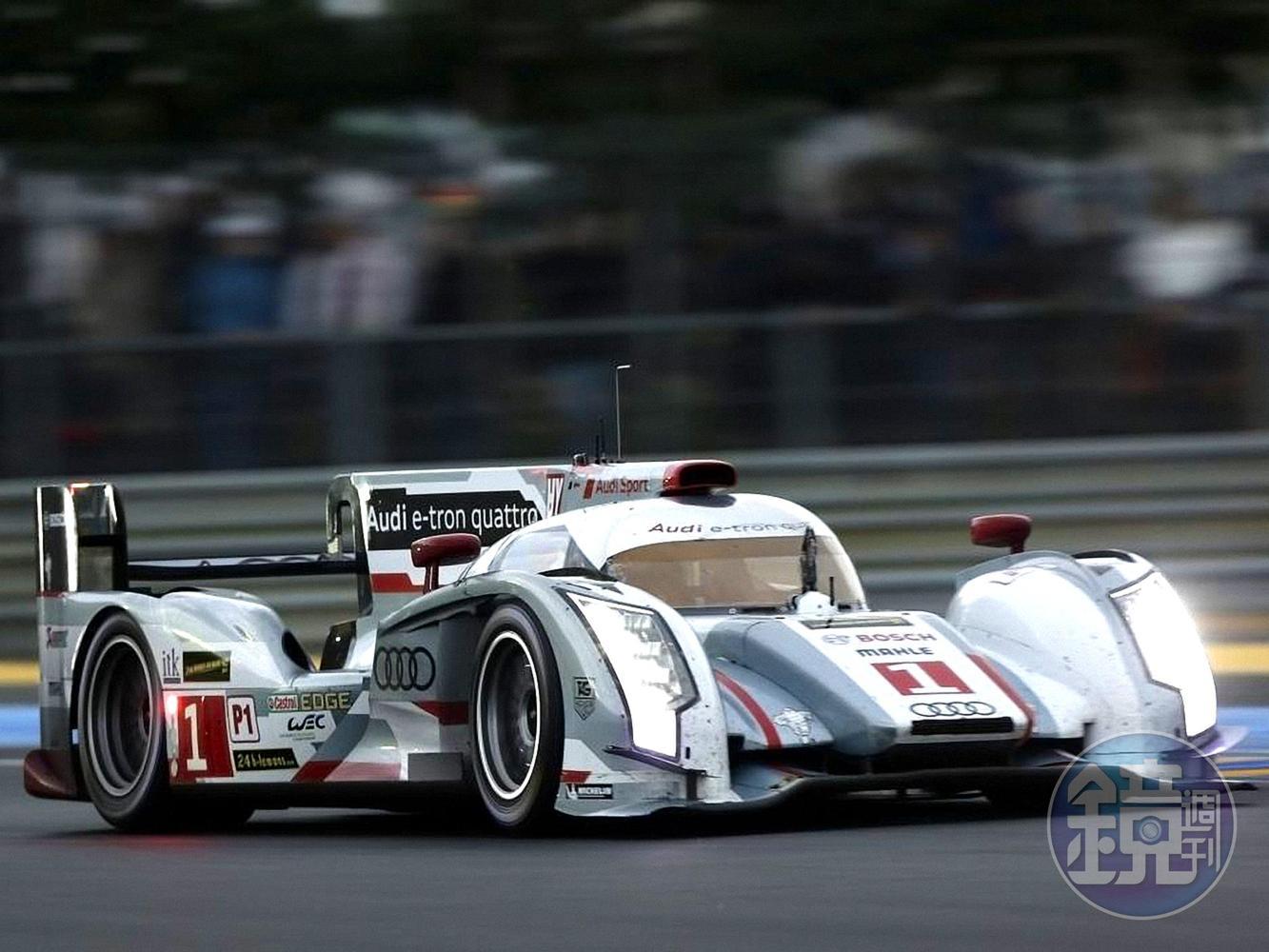 利曼耐力賽的衛冕王者,純電賽車「Audi R18 e-tron」。