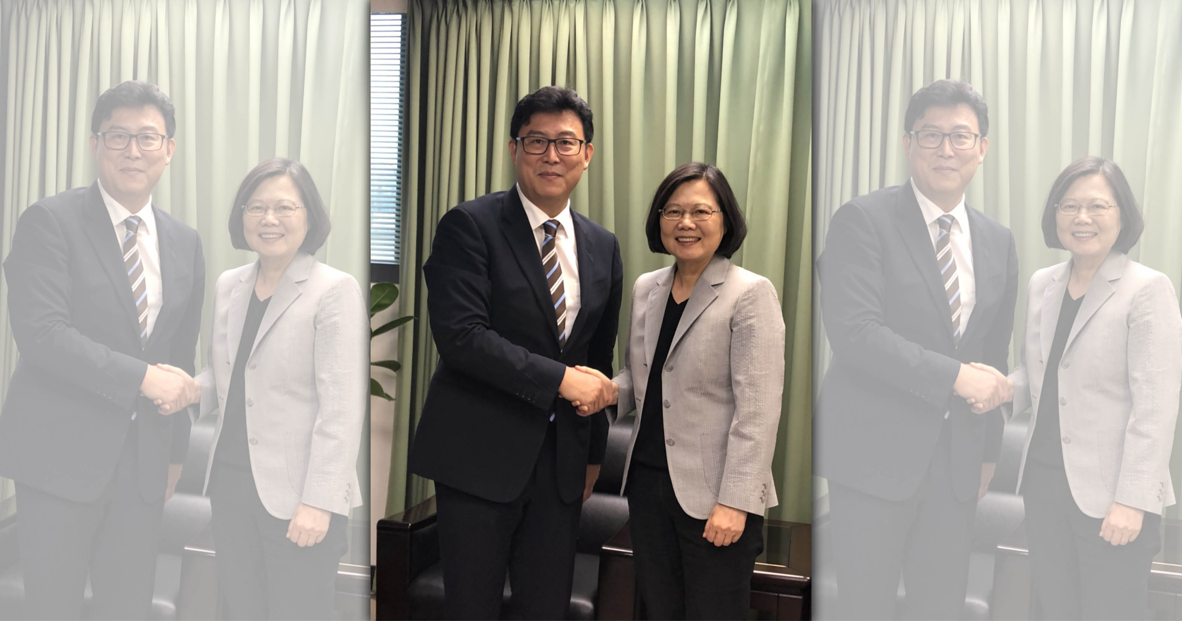 民進黨主席蔡英文明天將出席台北市大型造勢，為姚文智授旗。（姚文智辦公室提供）