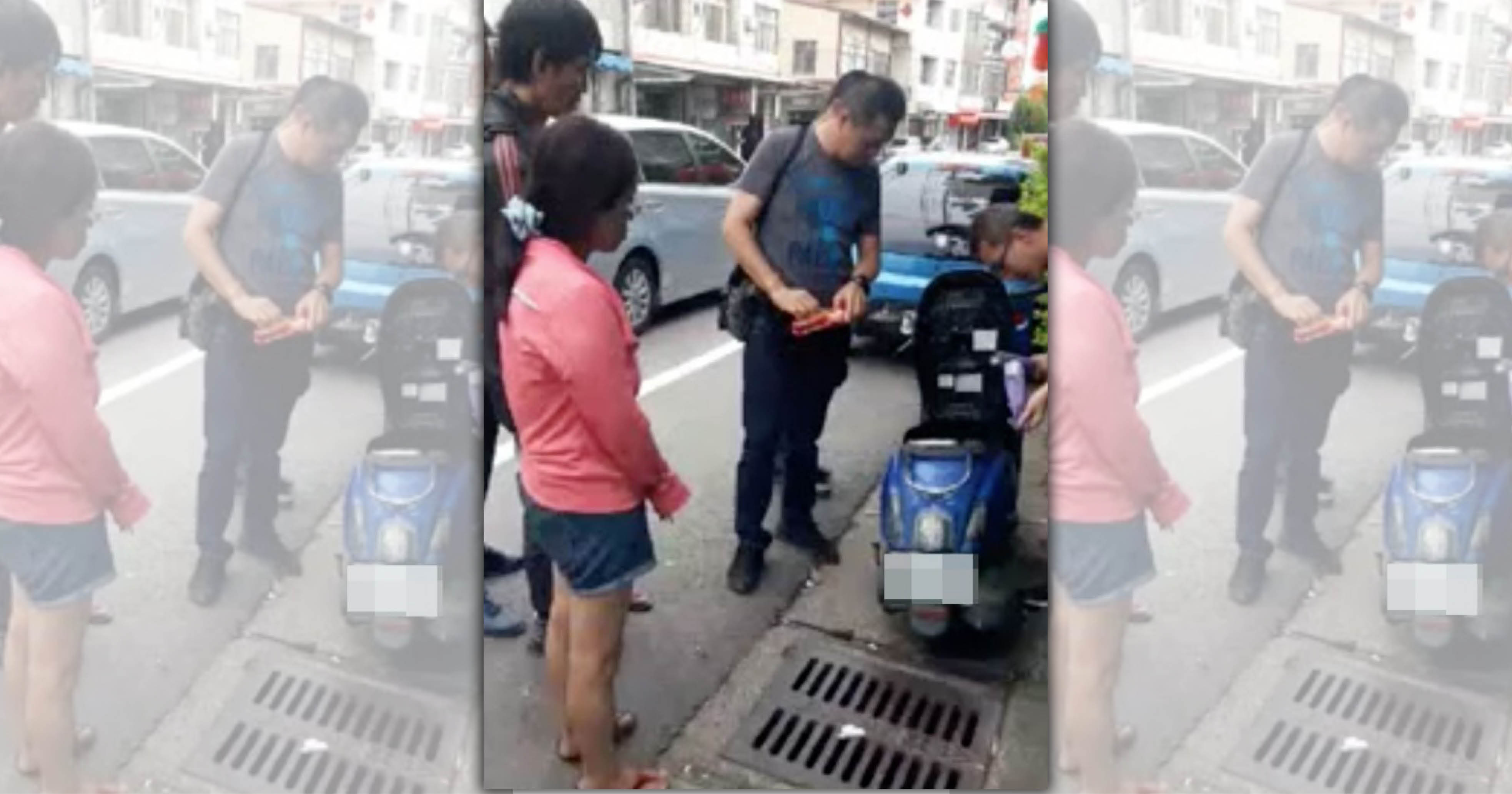 毒鴛鴦為了方便販毒，貸款買機車運毒。（警方提供）