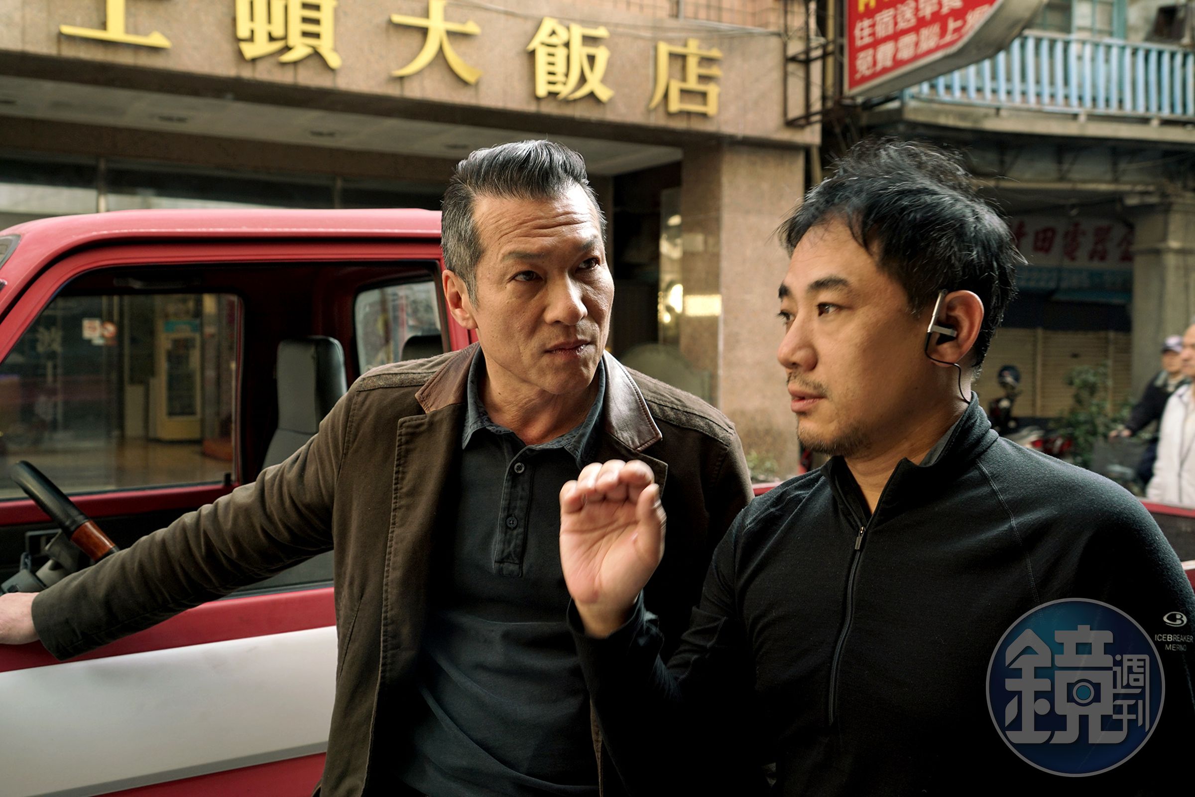 蕭雅全認為黃仲崑（左）有一種牛仔氣質，因此選他當男主角。（積木影像提供）