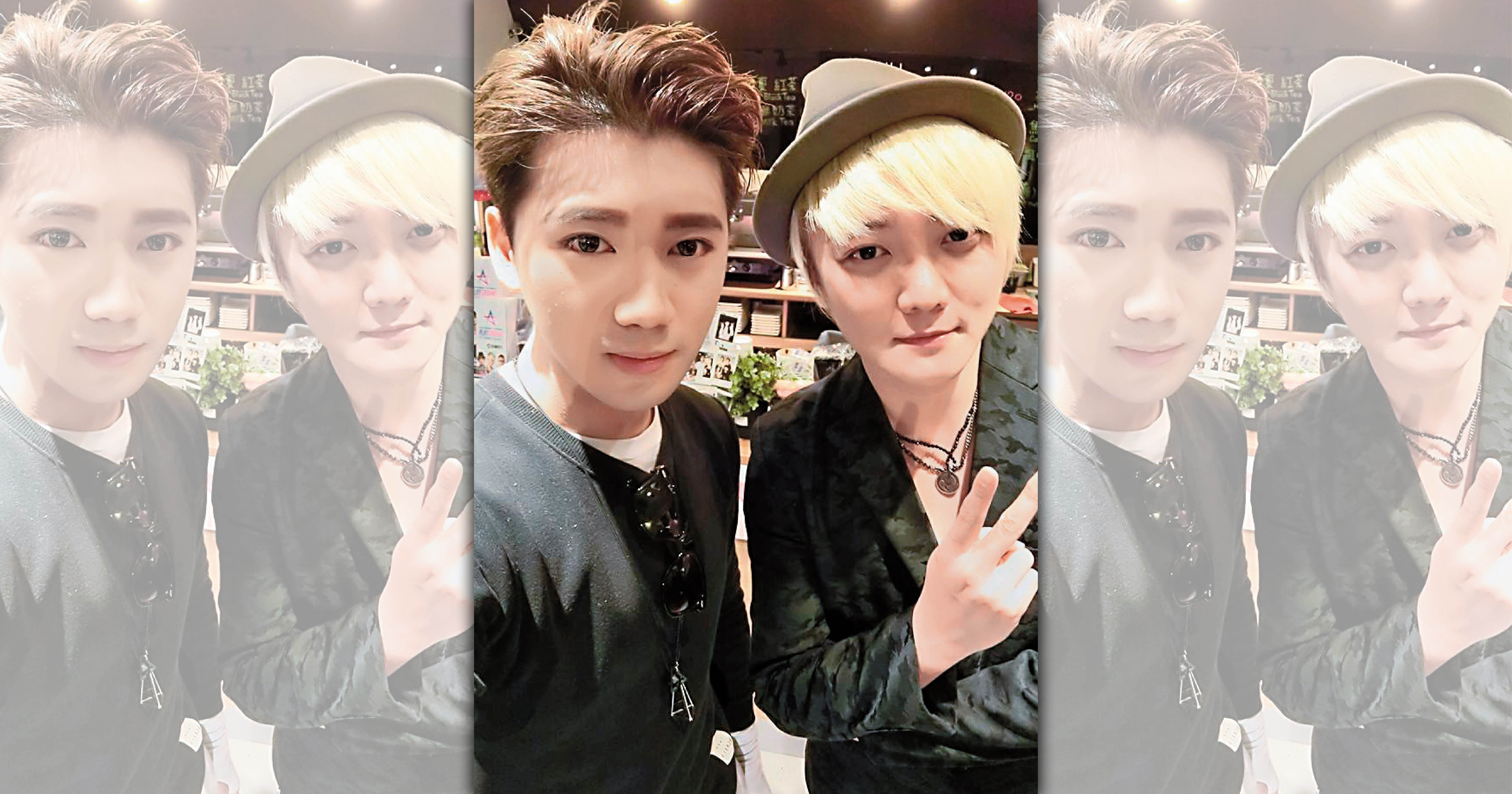 TPI練習生劉子銘（左）曾控訴阿沁（右）無法兌現承諾提供練習生食宿，要學員自己負擔房租水電。