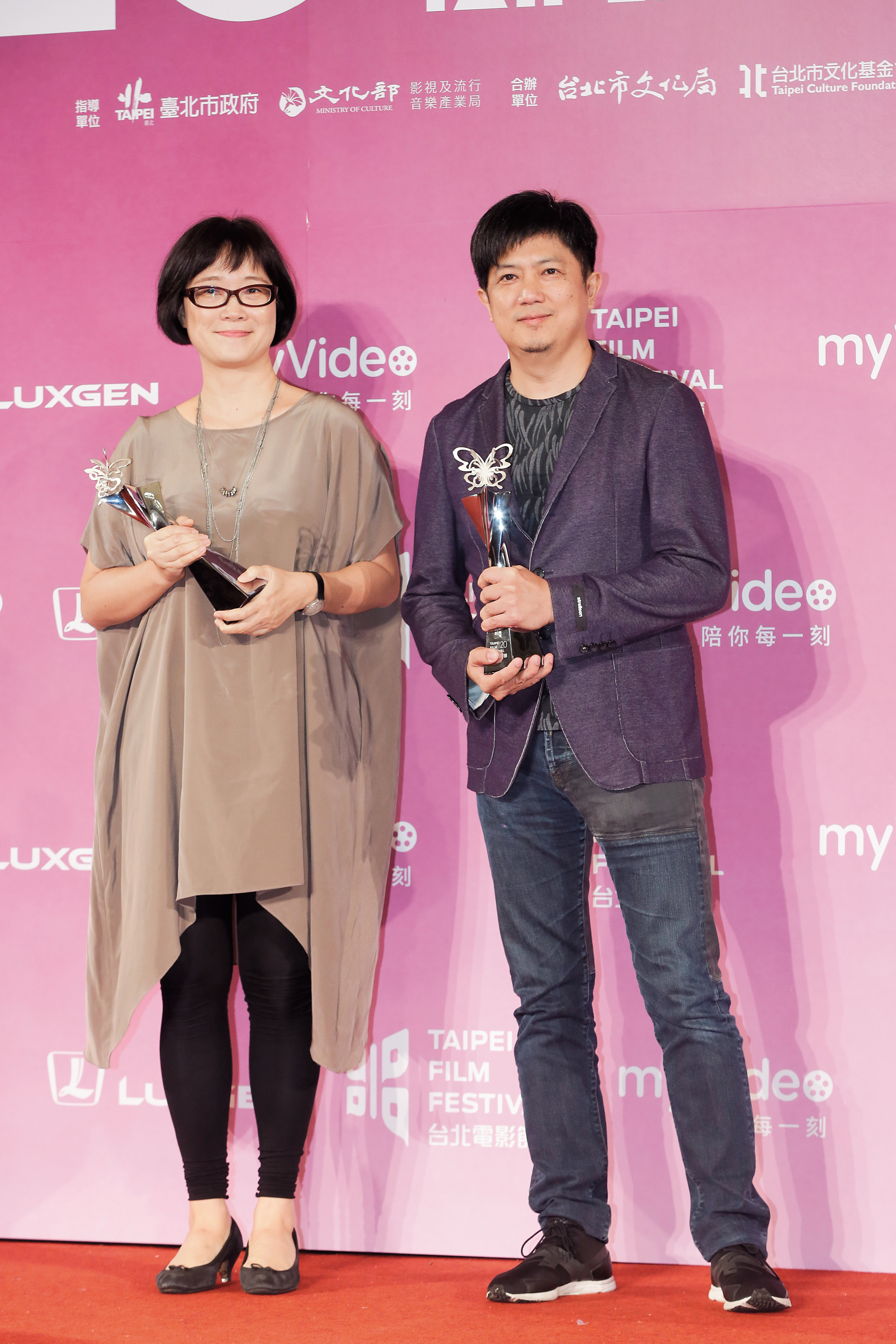 雷光夏（左）、侯志堅（右）以《范保德》獲頒本屆台北電影獎最佳配樂獎。