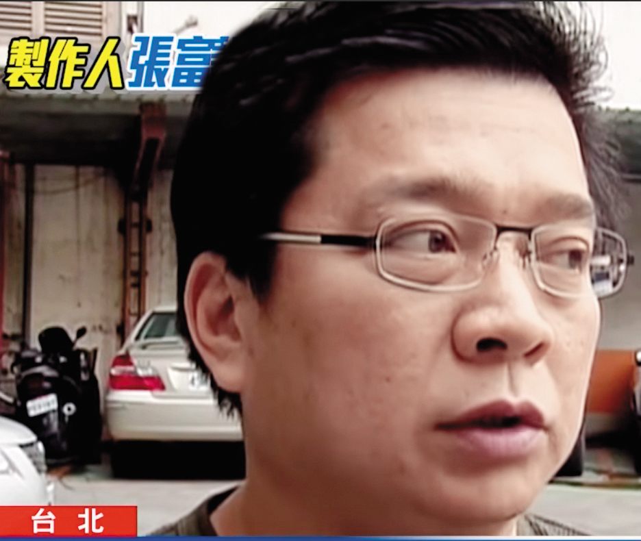 張富遭女富商指控，以製作中國電視台連續劇為由，向她借了兩千多萬。（翻攝東森新聞）
