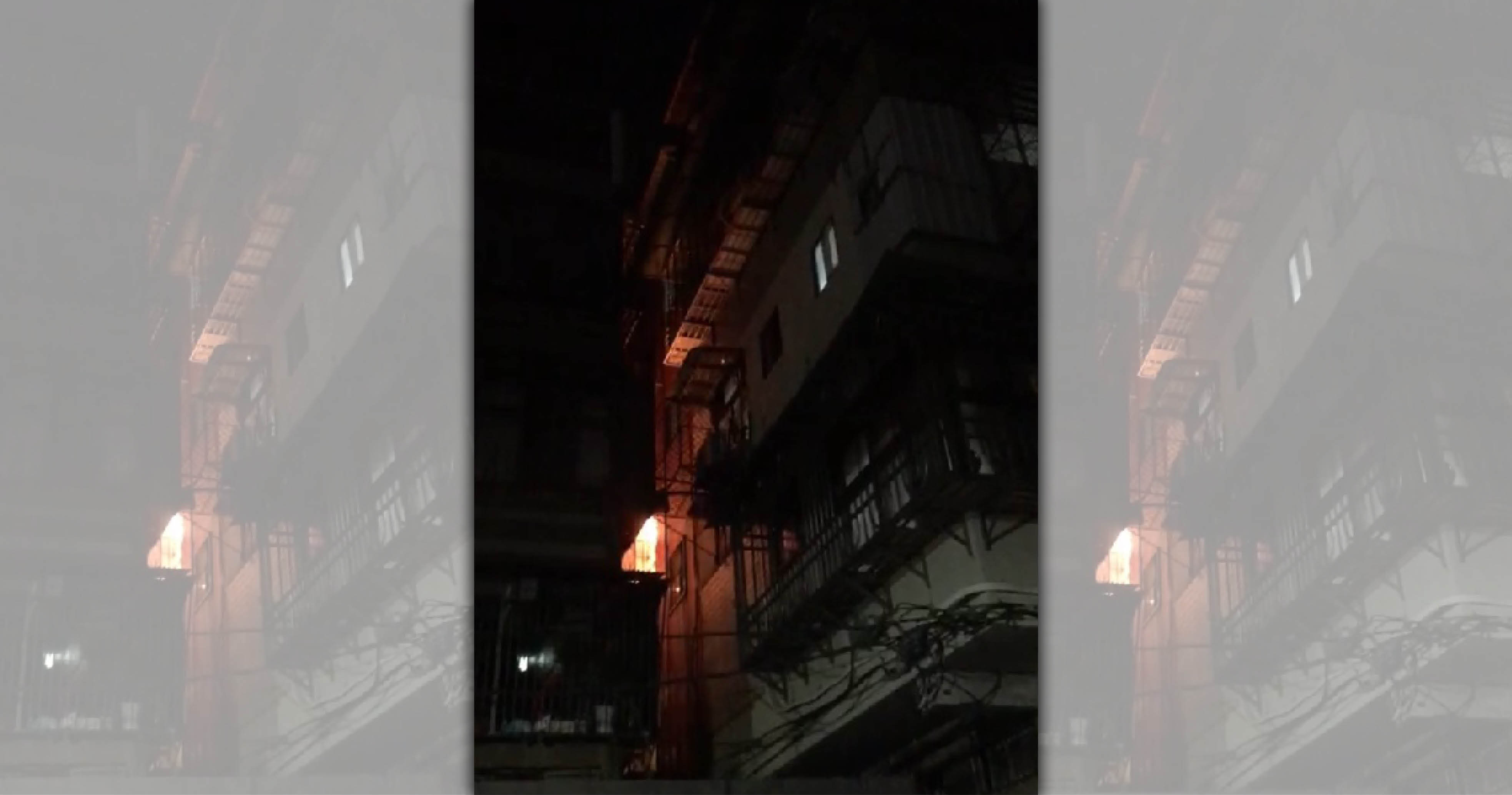 淡水民宅發生火災，起火點疑似是神明廳。（翻攝畫面）