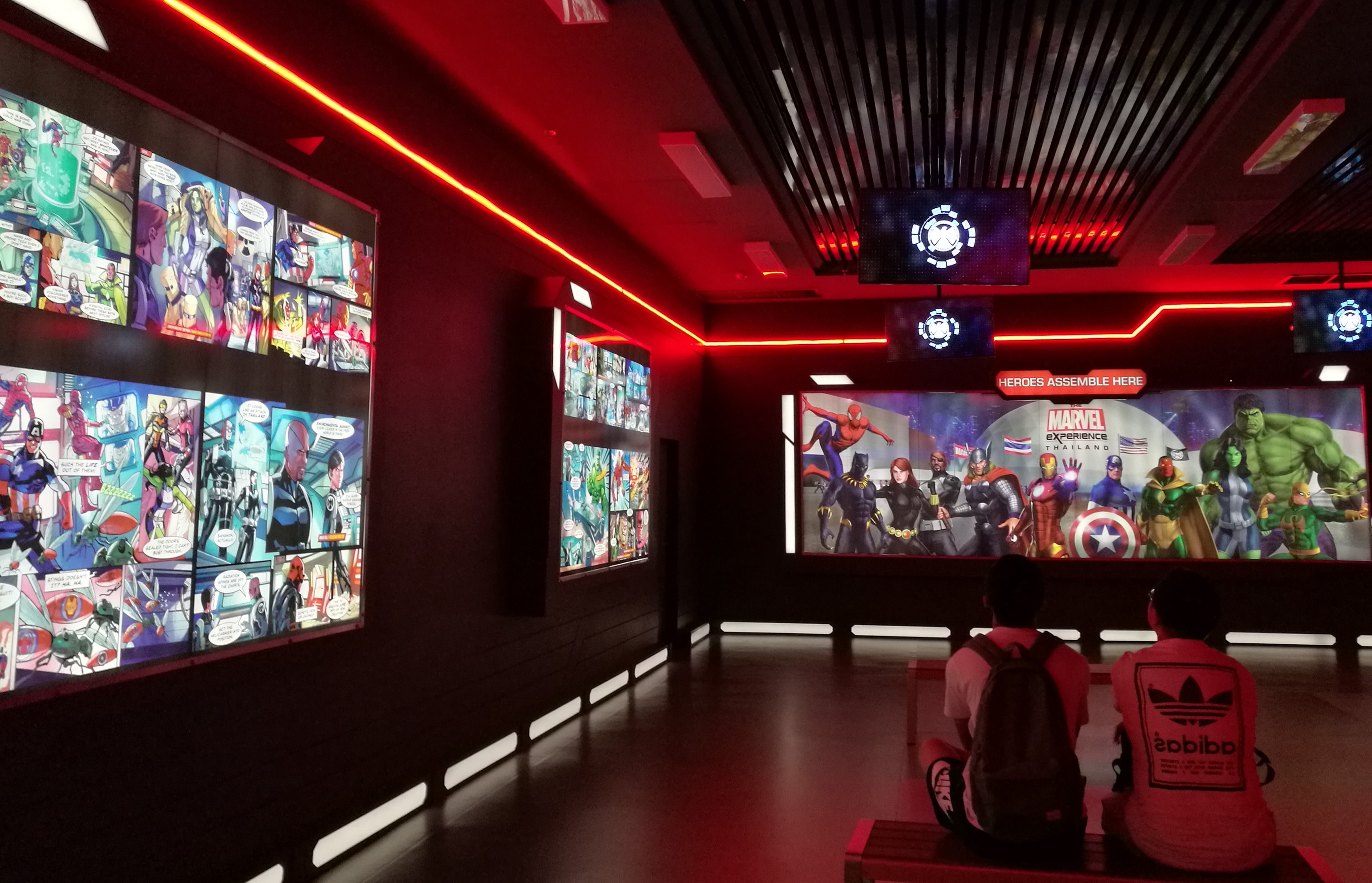 6月29日全球首創「泰國漫威基地」以漫威漫畫角色來設計。