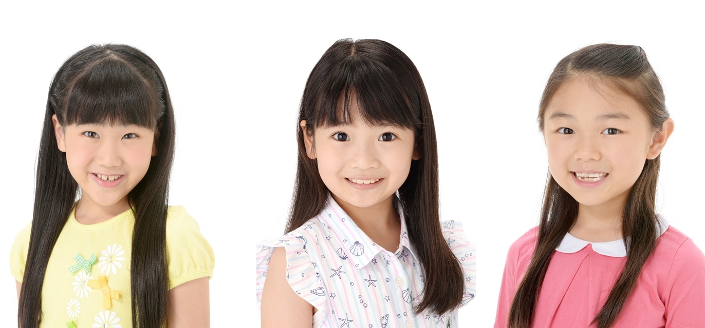  血小板演員，從左至右：森田惠、岸田結光、木內彩音。