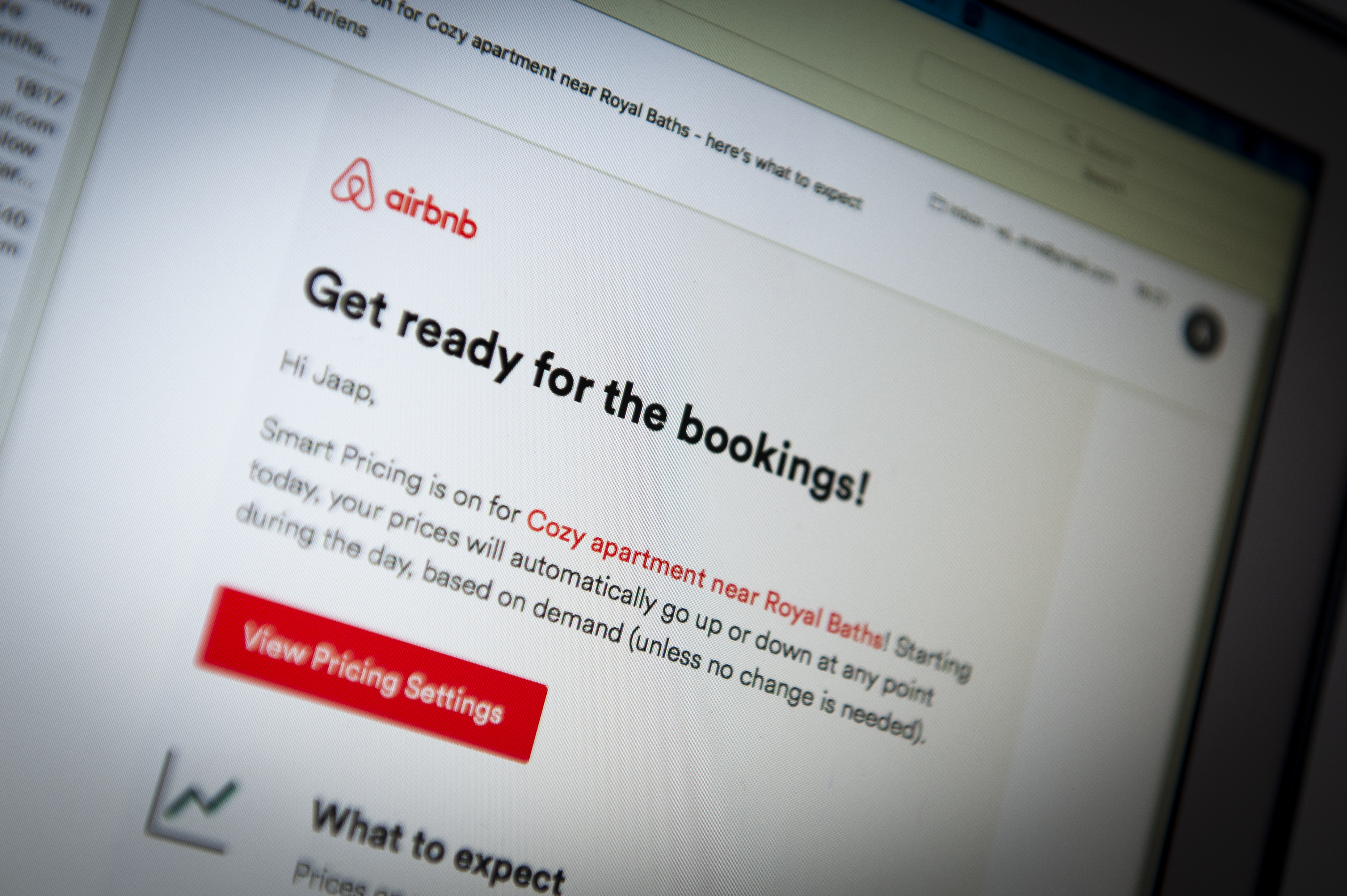 Airbnb網站上的房源現有400多萬筆。（東方IC）