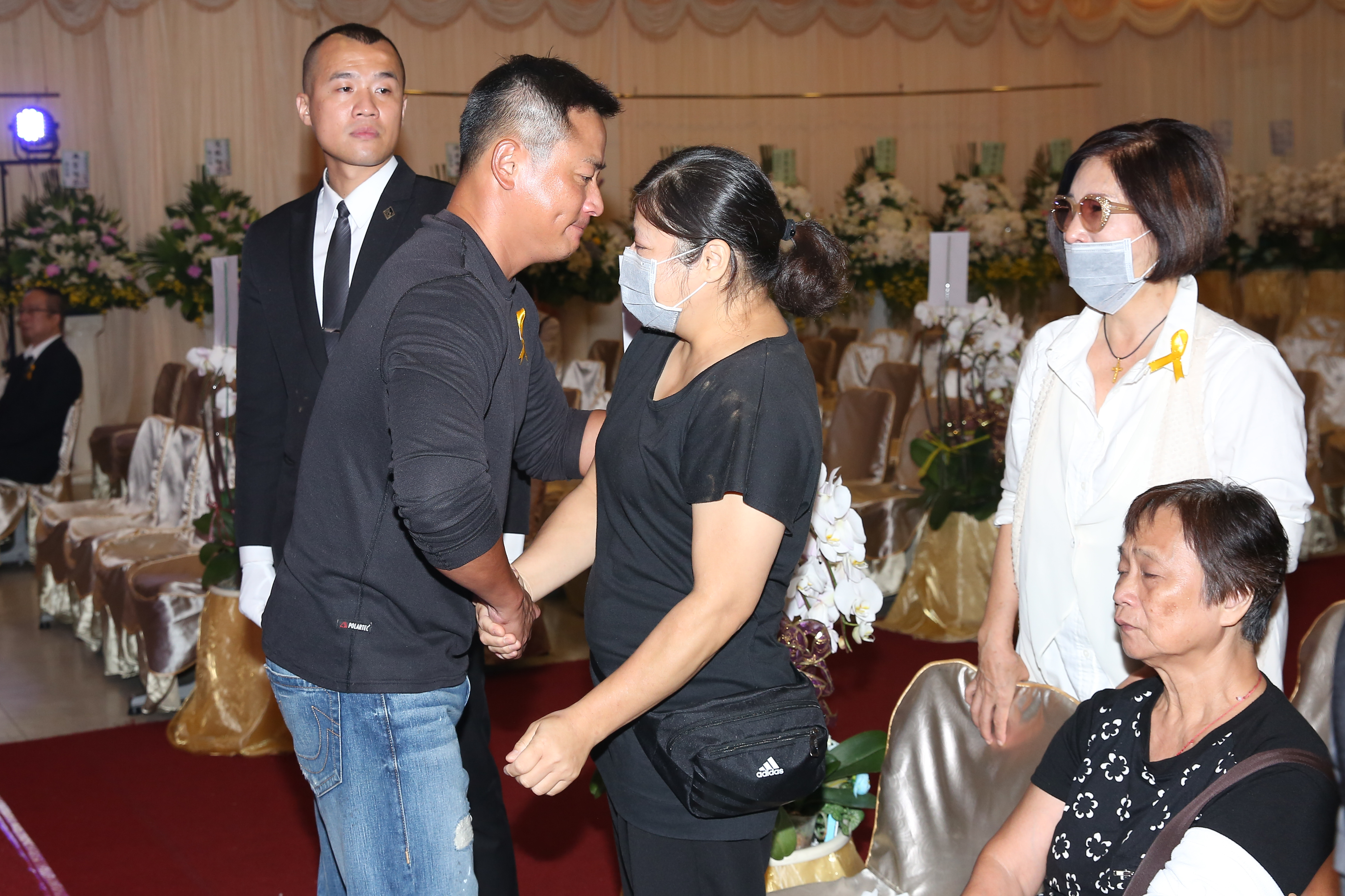 江宏恩慰問馬如風家屬。