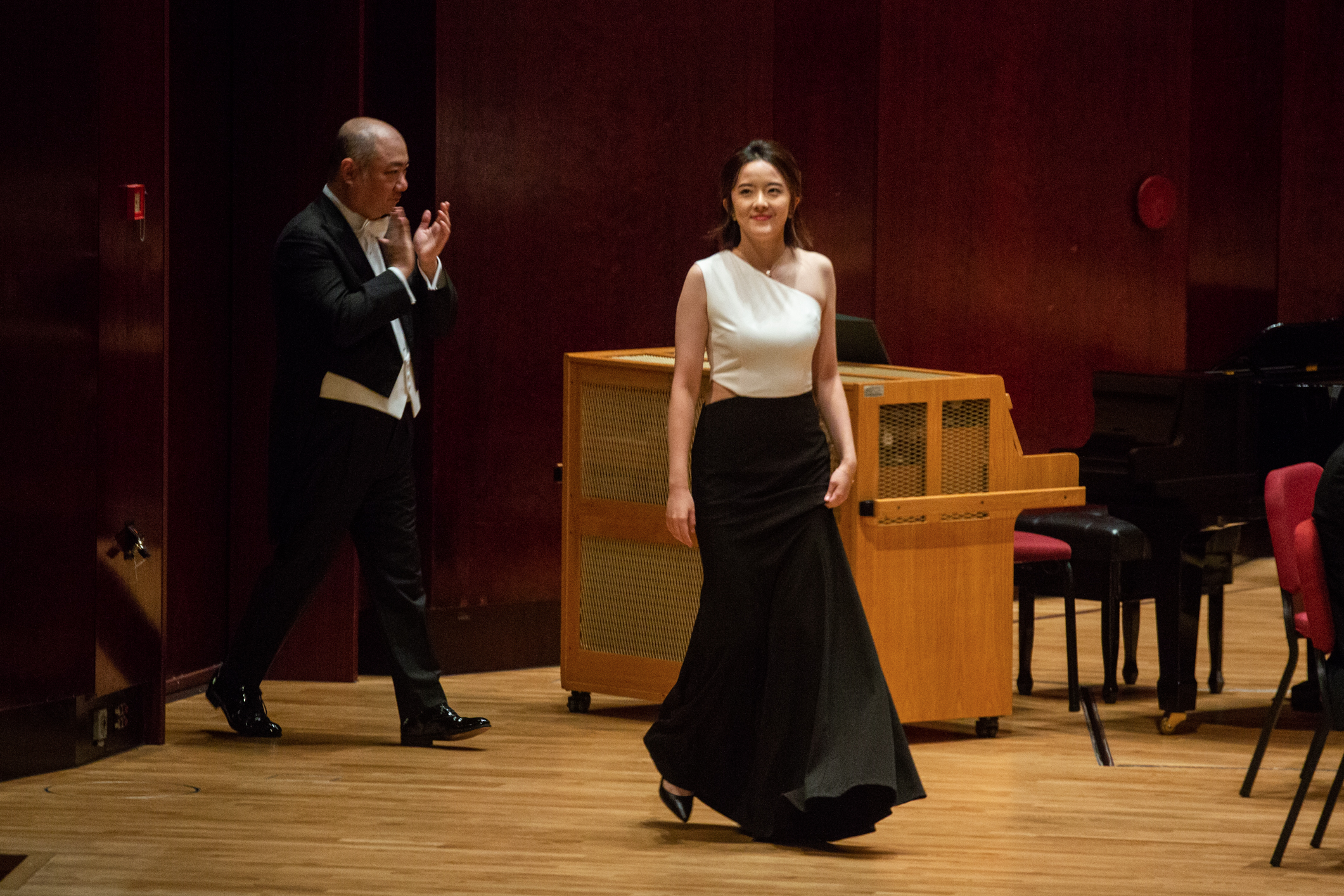 旅德鋼琴家萬捷旎於8月10日晚間在國家音樂廳演出，這是她首次來台。