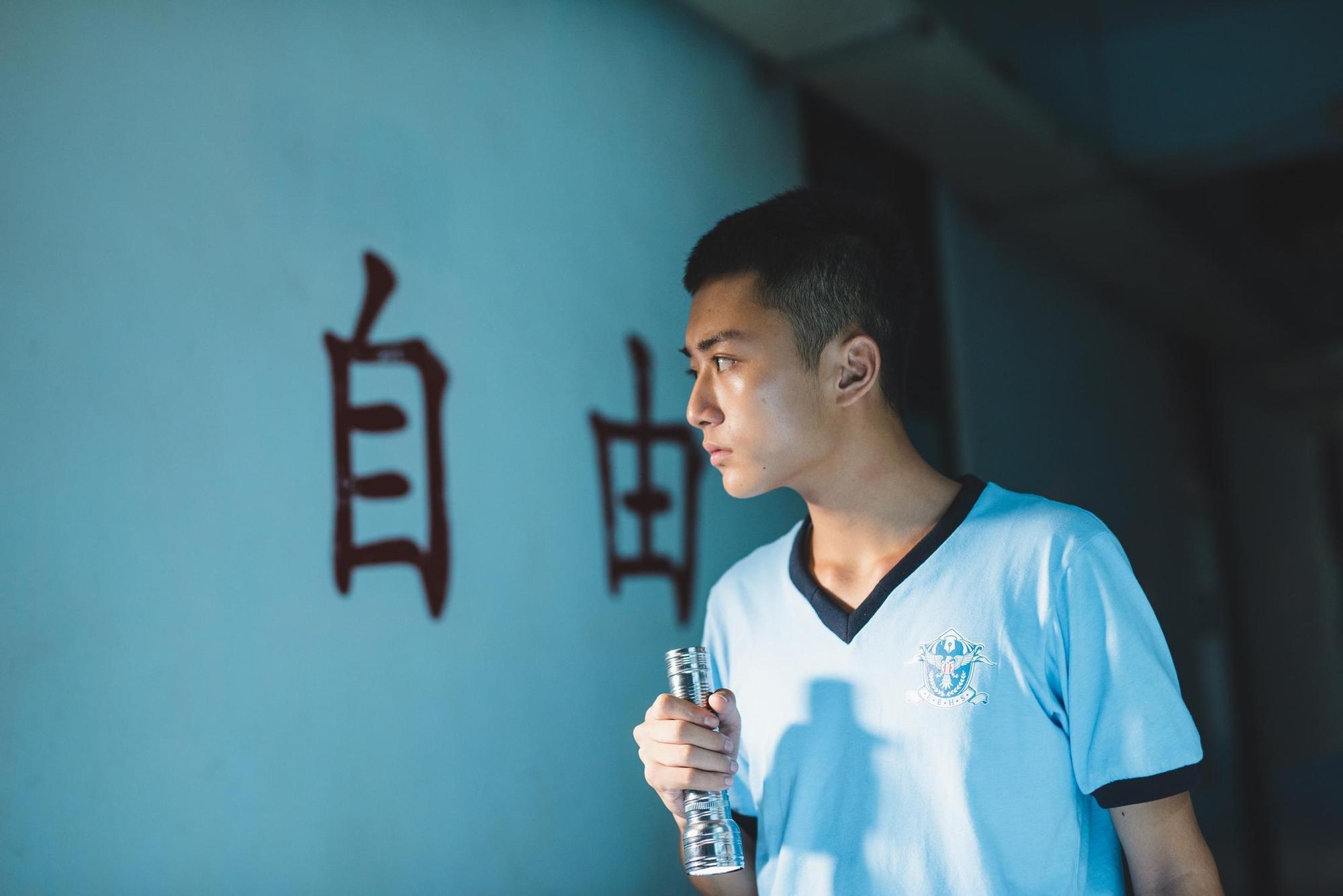 電影《藍色項圈》台北電影節首映後,傅顯濬獲得許多關注。(威視提供)
