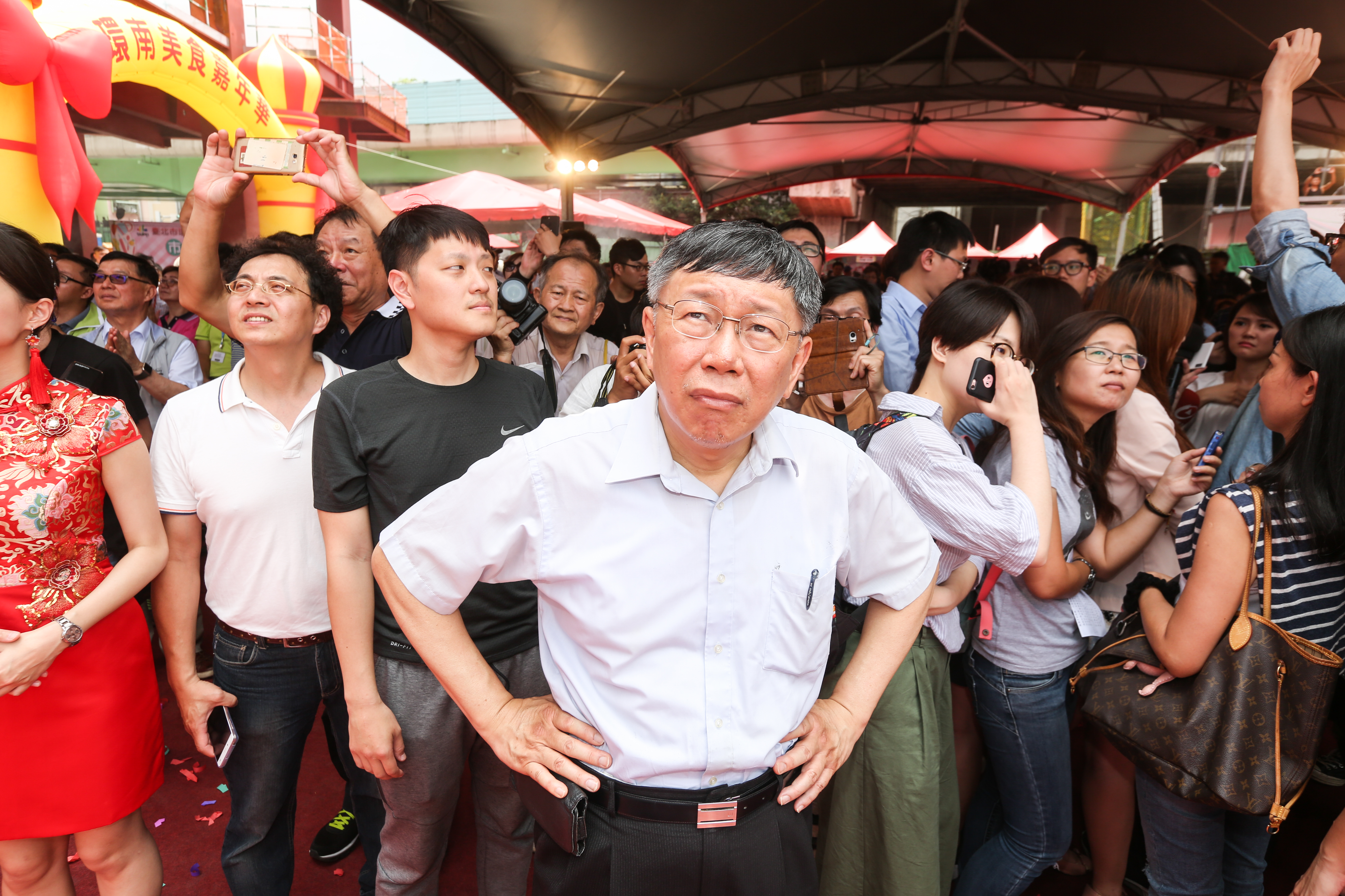 侯友宜自認行政不分藍綠，就算未來雙北合作，也會放下成見和對方溝通。圖為台北市長柯文哲。